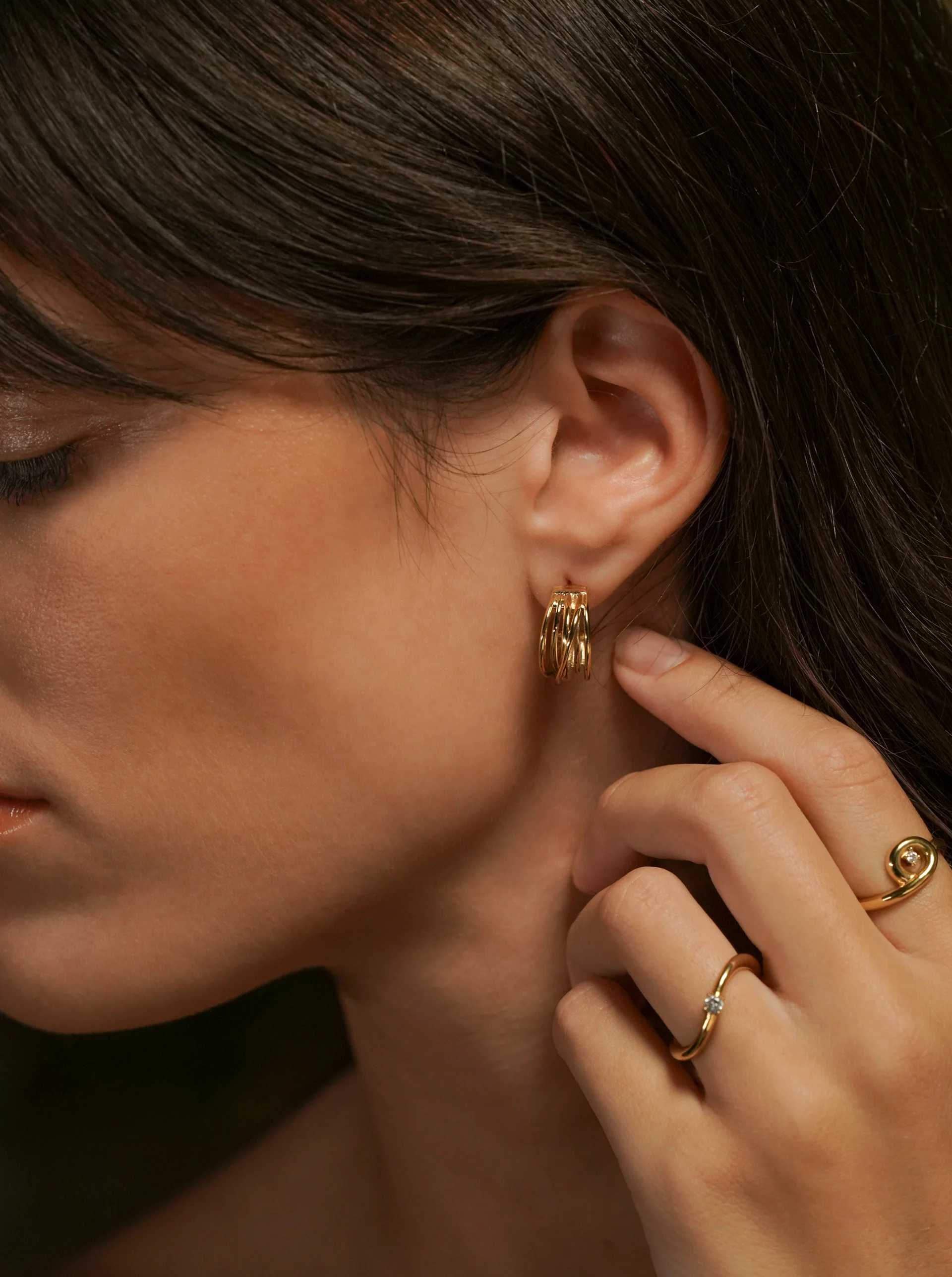 Anel One Infinity Solitaire Gold - Image 3