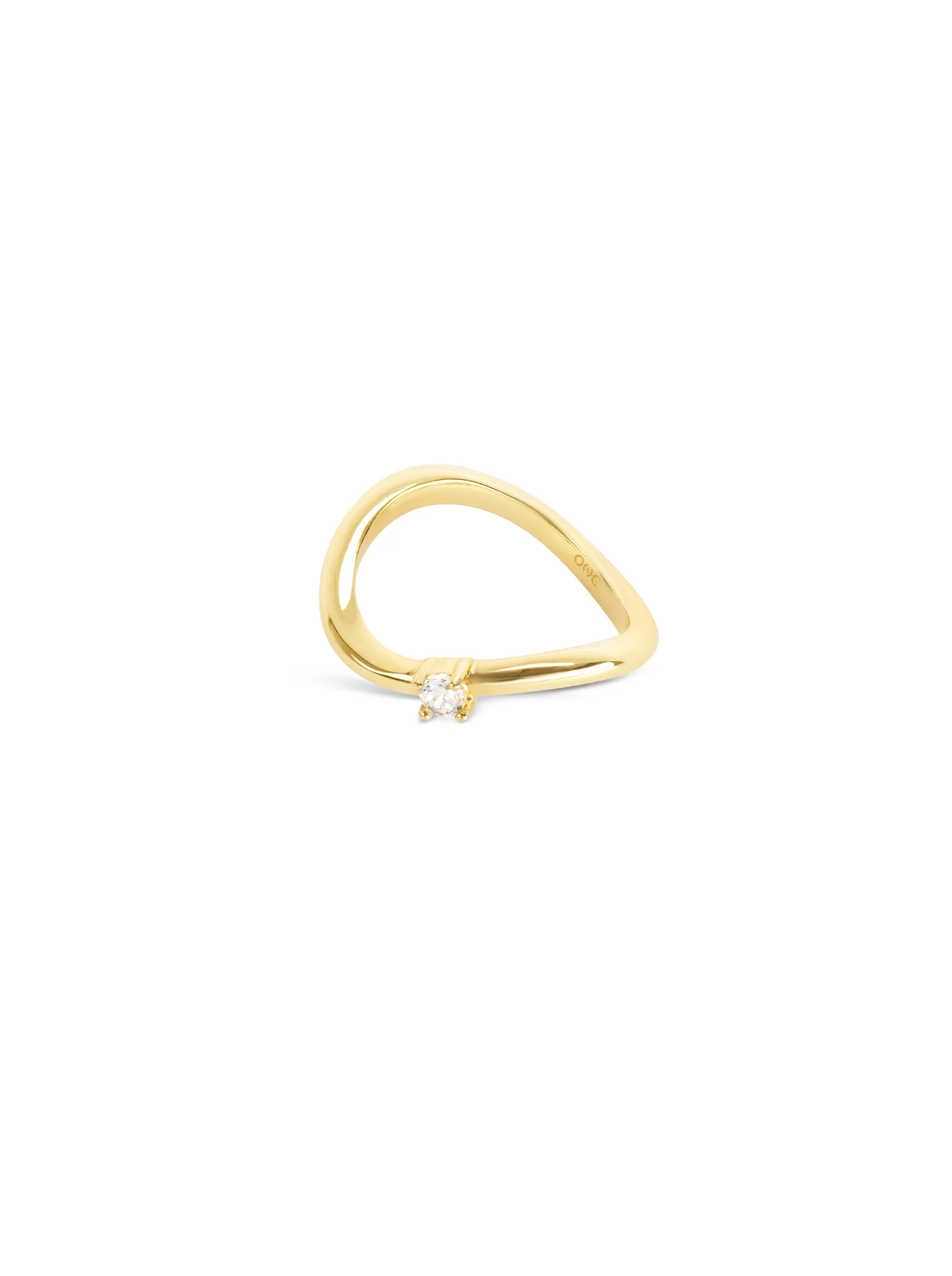 Anel One Infinity Solitaire Gold - Image 4
