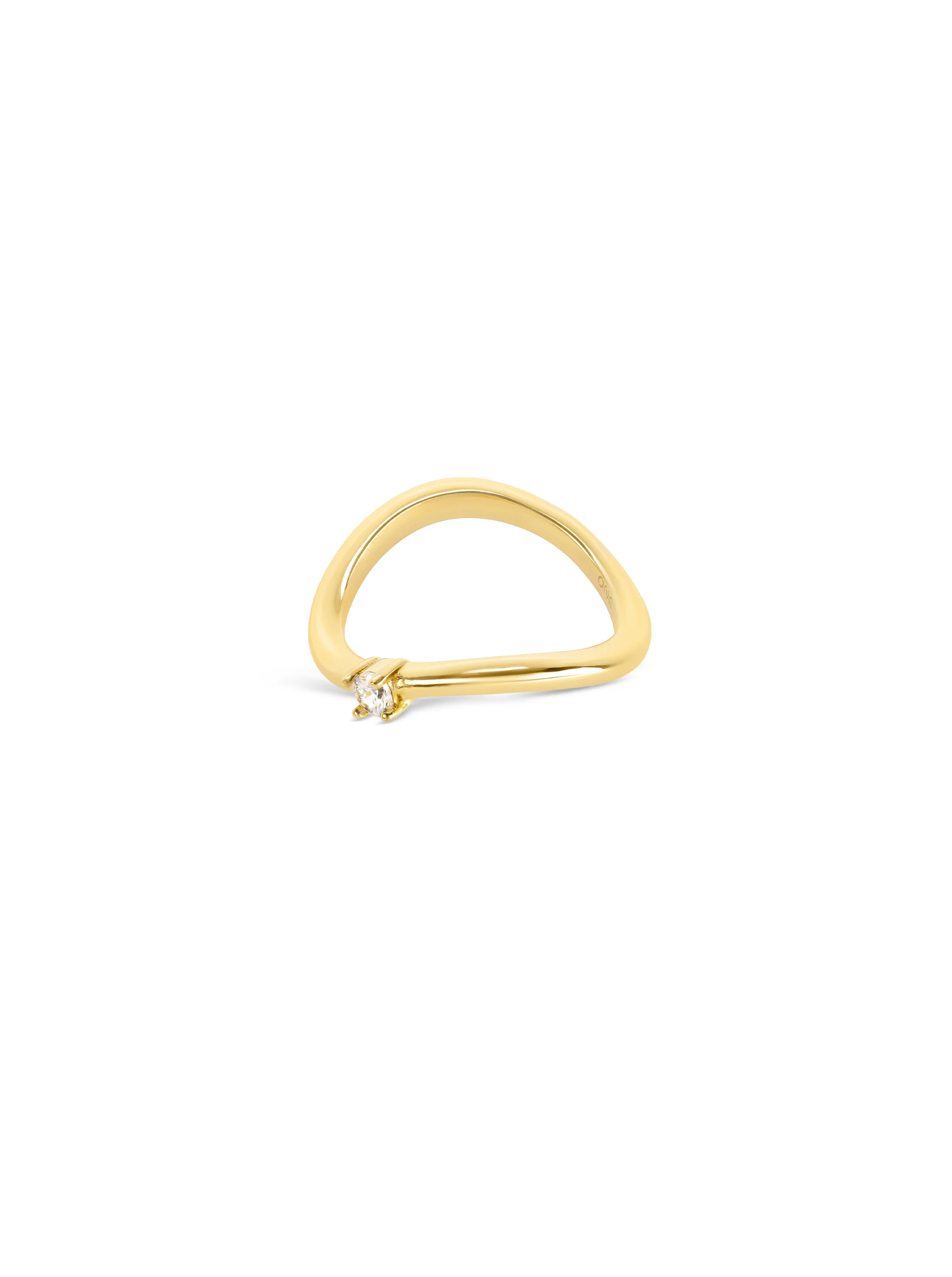 Anel One Infinity Solitaire Gold - Image 5