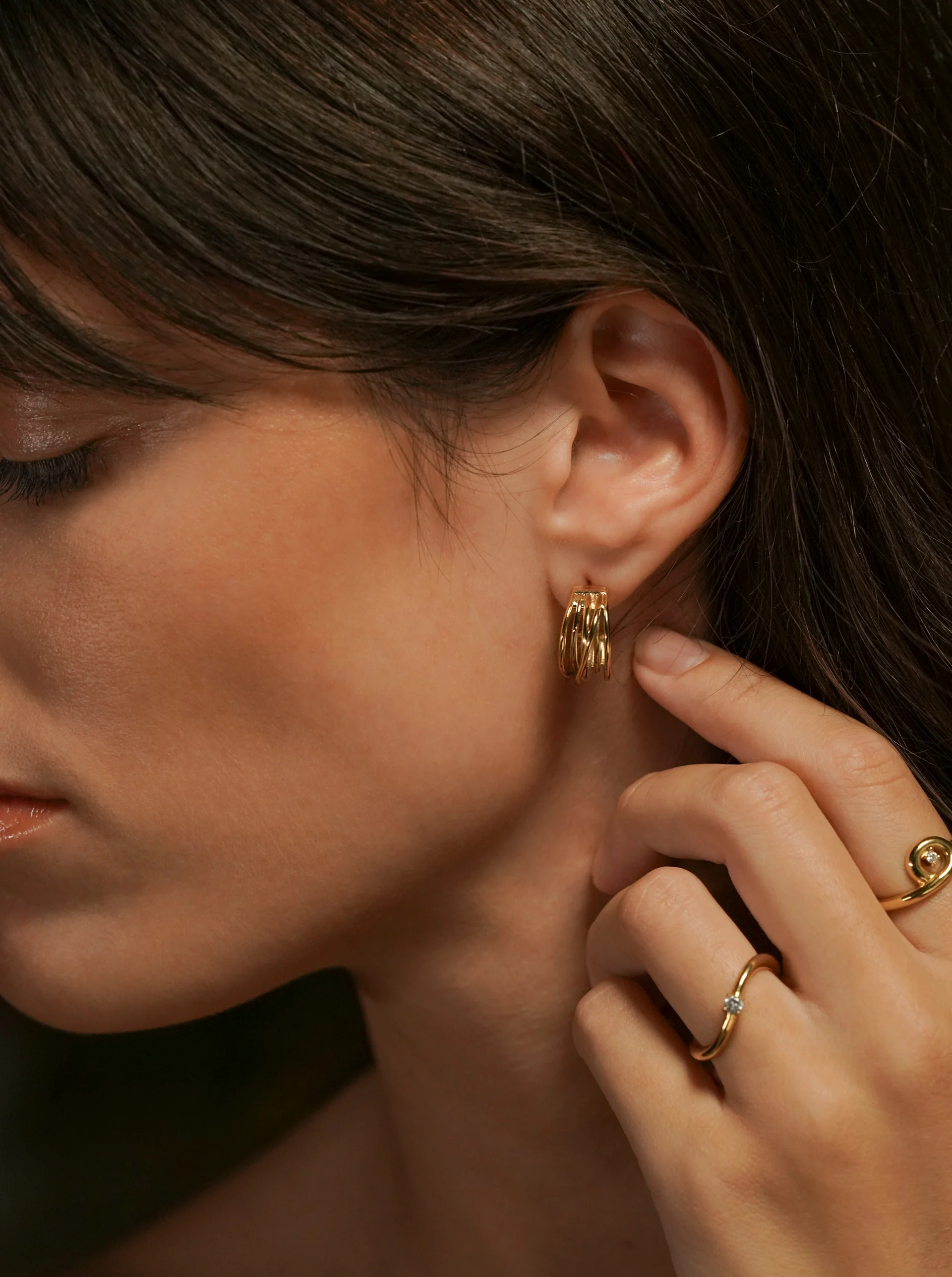 Anel One Infinity Twisted Gold - Image 3