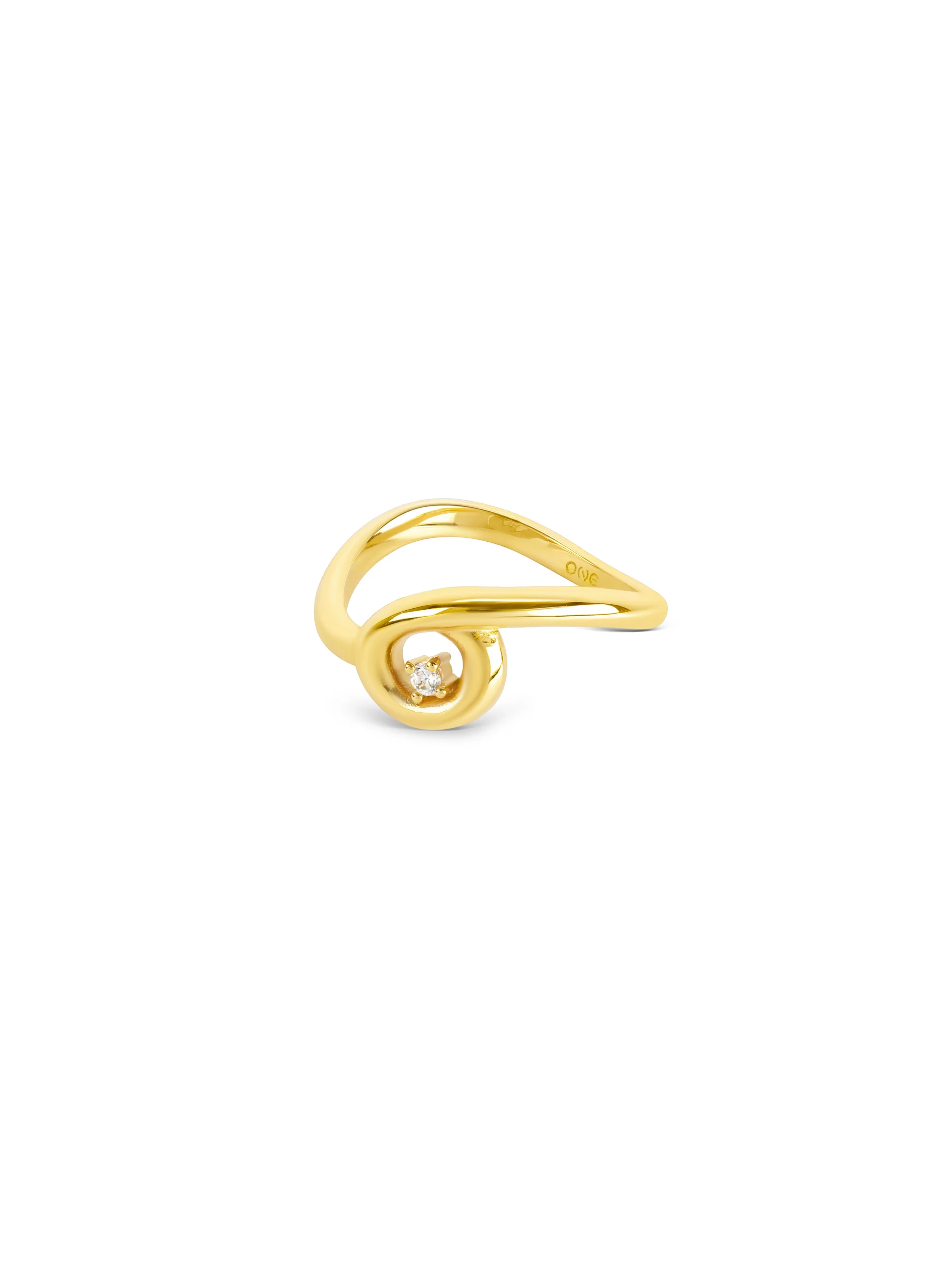 Anel One Infinity Twisted Gold - Image 4