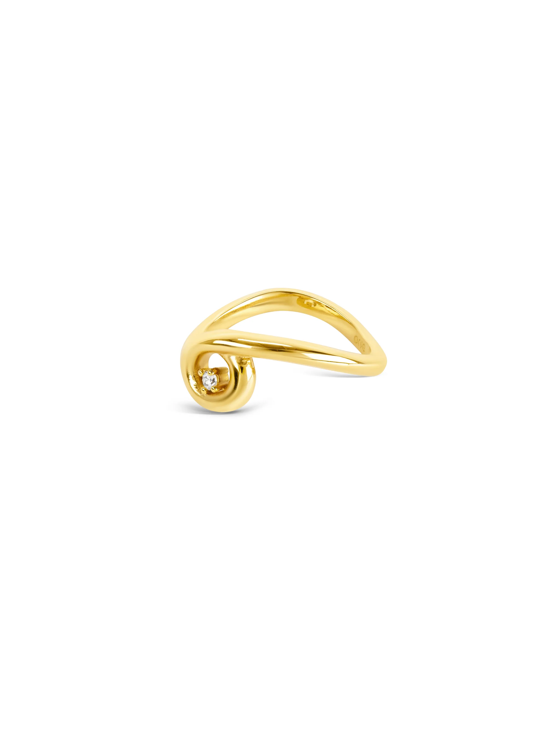 Anel One Infinity Twisted Gold - Image 5