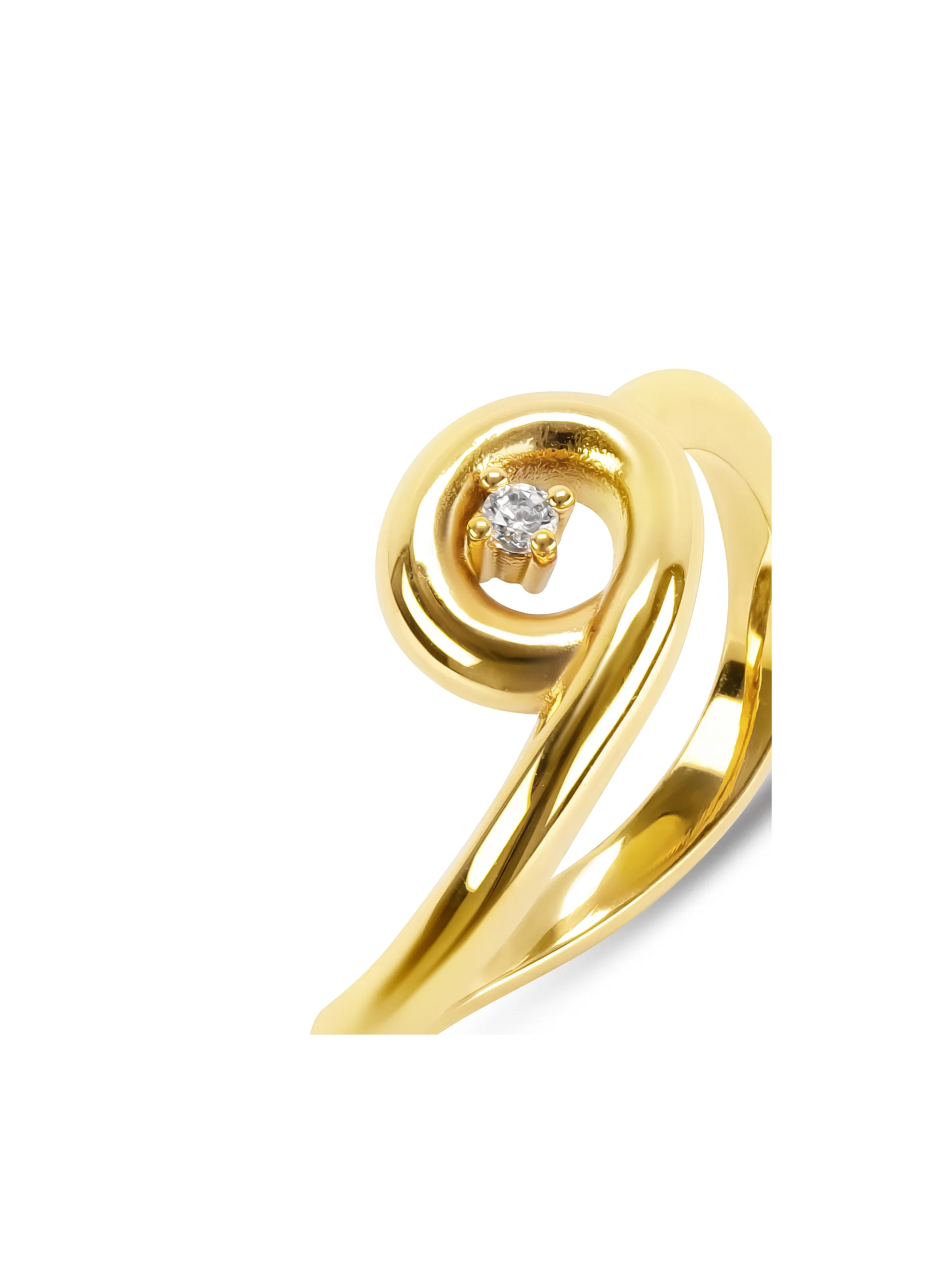 Anel One Infinity Twisted Gold - Image 6