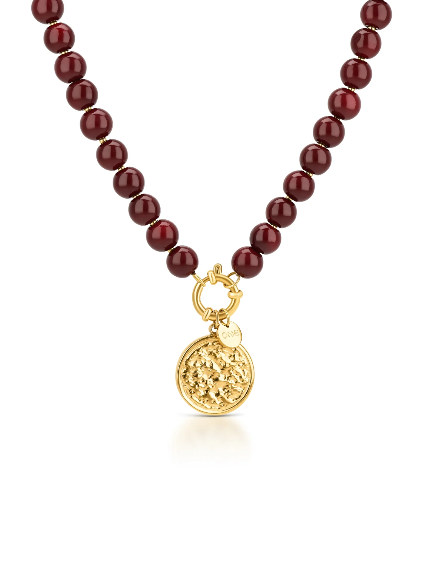 Colar One Neckmess Carmela Red Flame