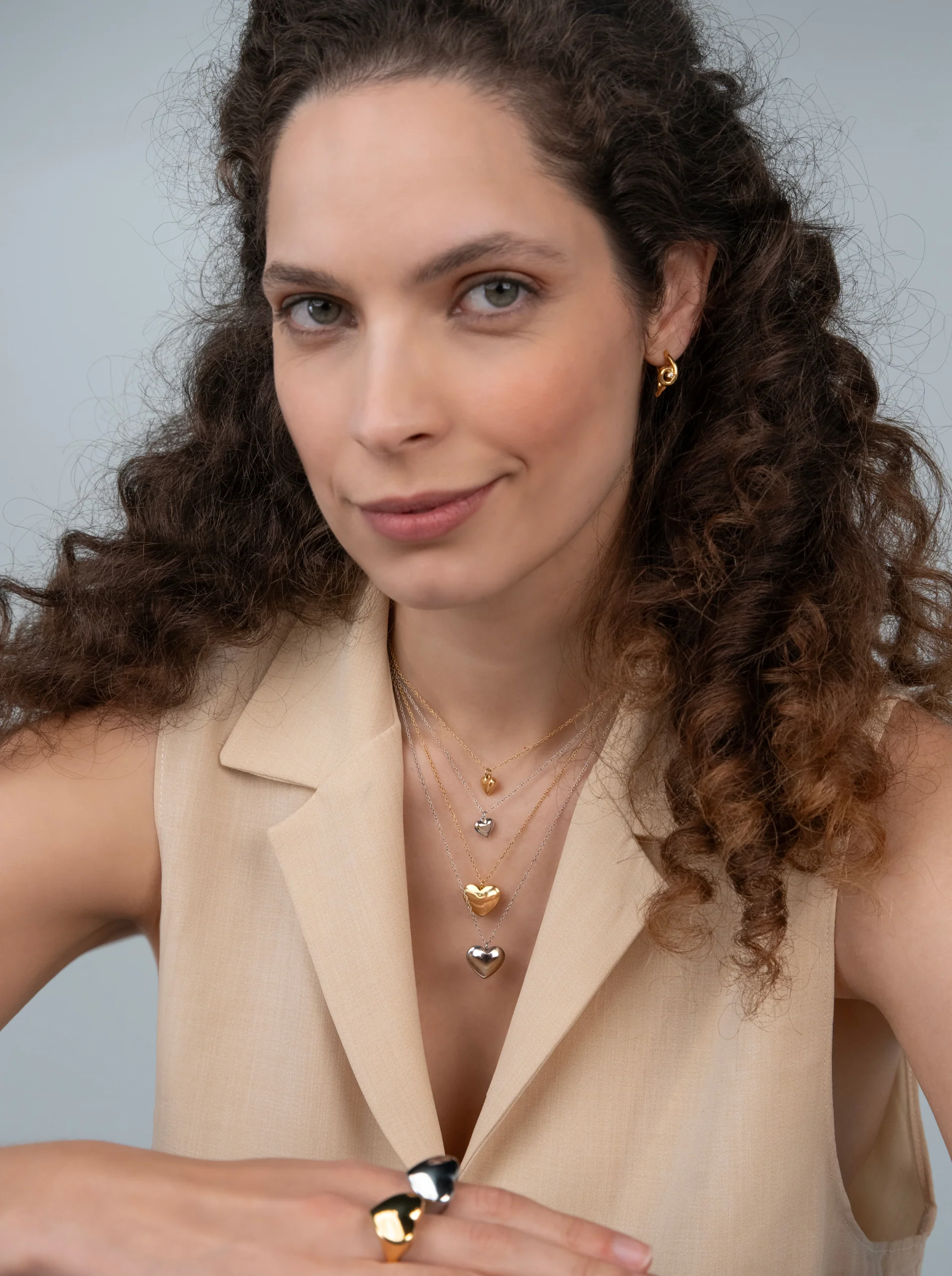 Colar One Neckmess Heart Silver - Image 3
