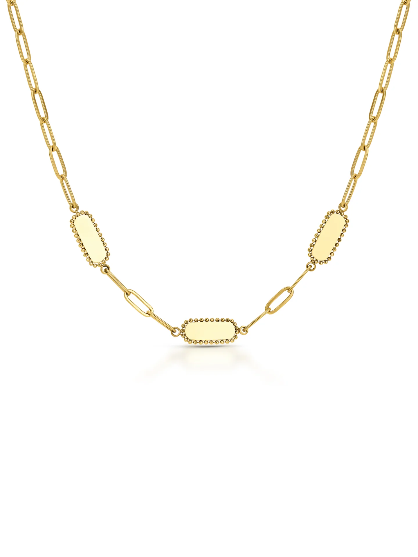 Colar One Neckmess Engrave Trio