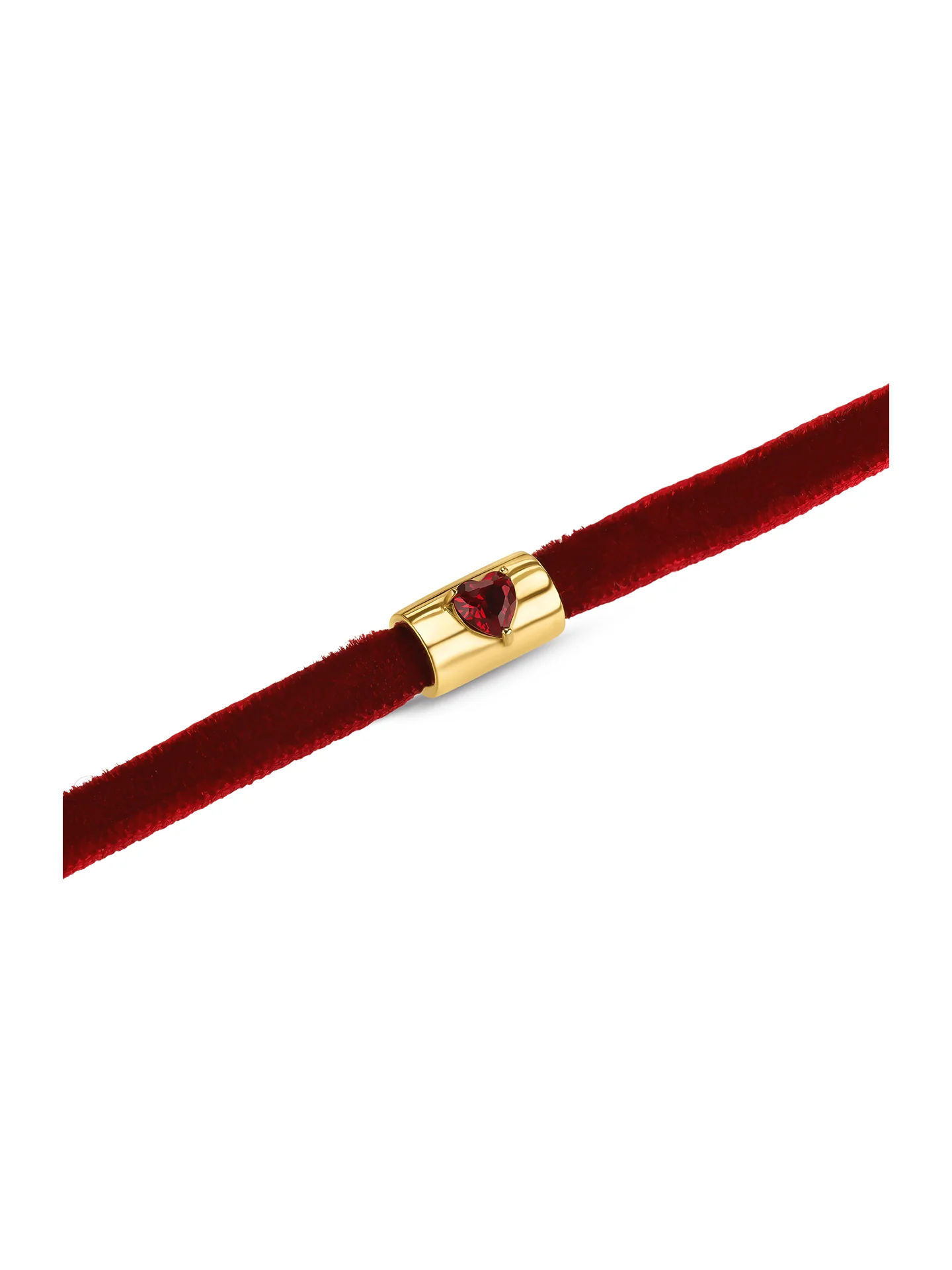 Colar One Neckmess Velvet Love Red - Image 3