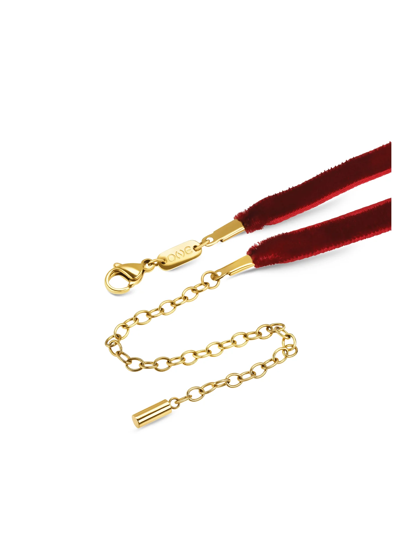 Colar One Neckmess Velvet Love Red - Image 4