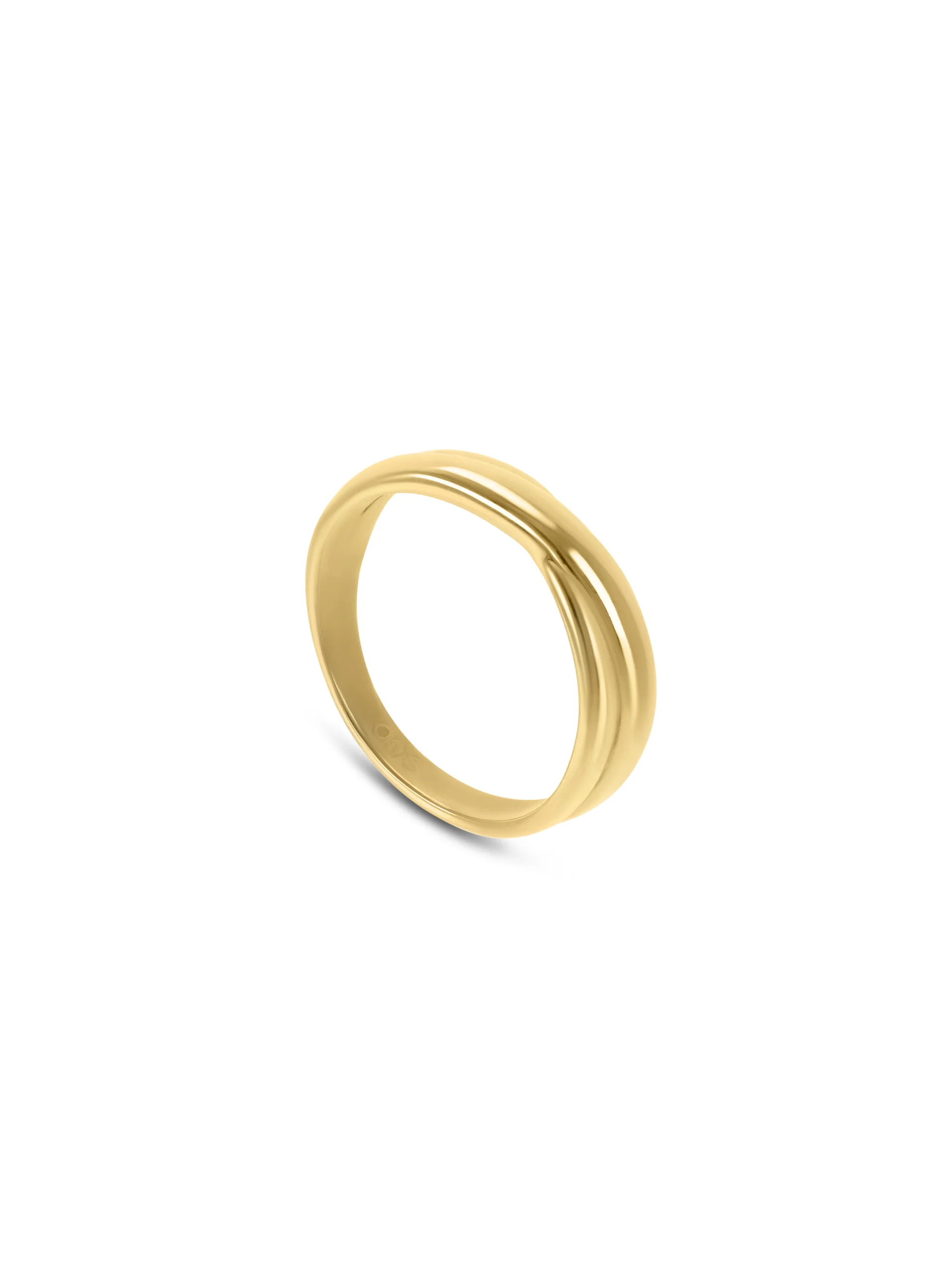 Anel One London 42 Gold