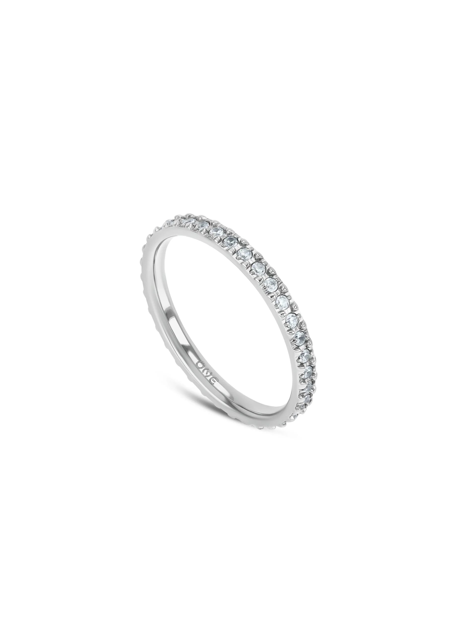 Anel One London 45 Silver
