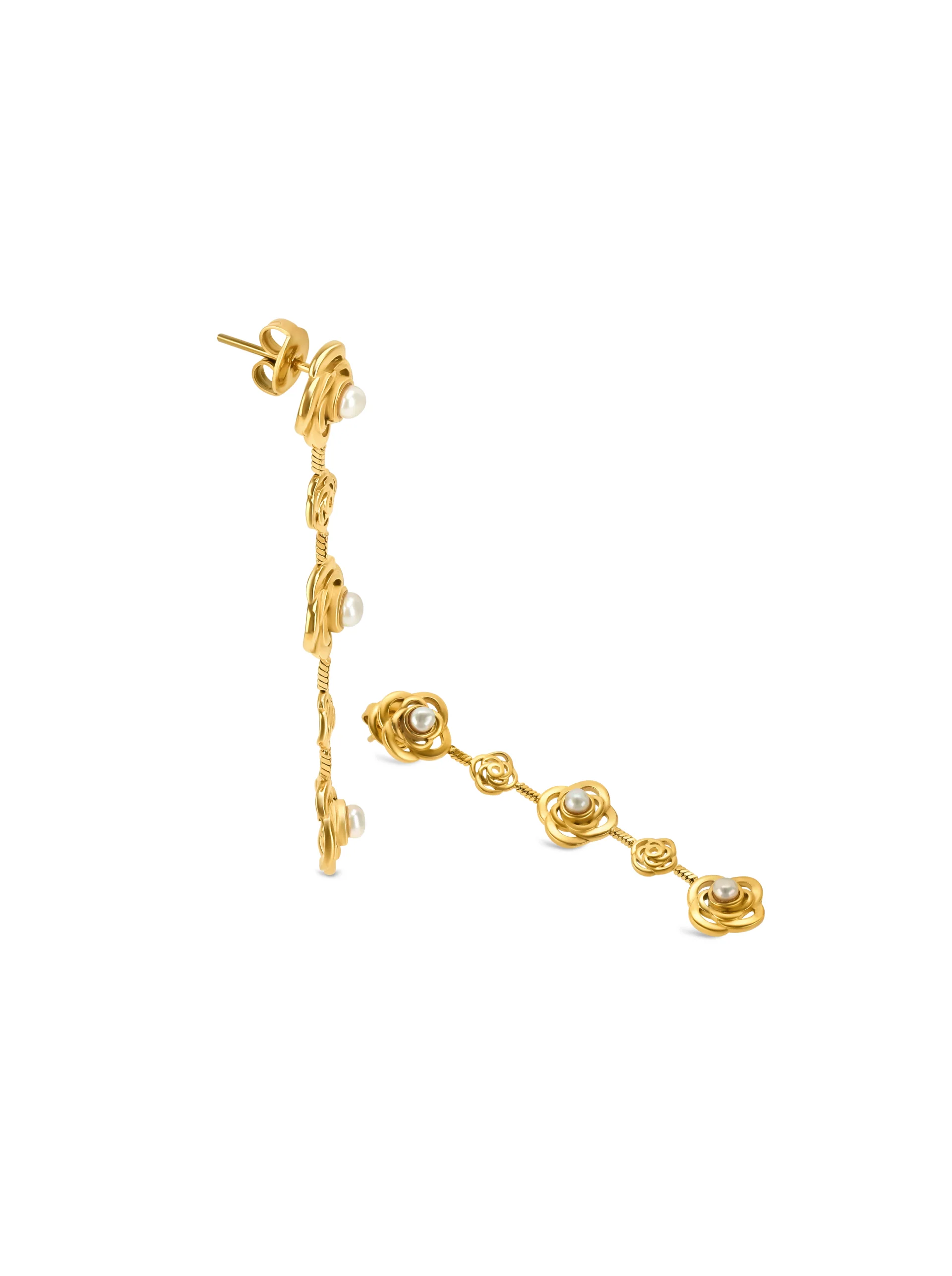 Brincos One Rose Pearl Long - Image 5