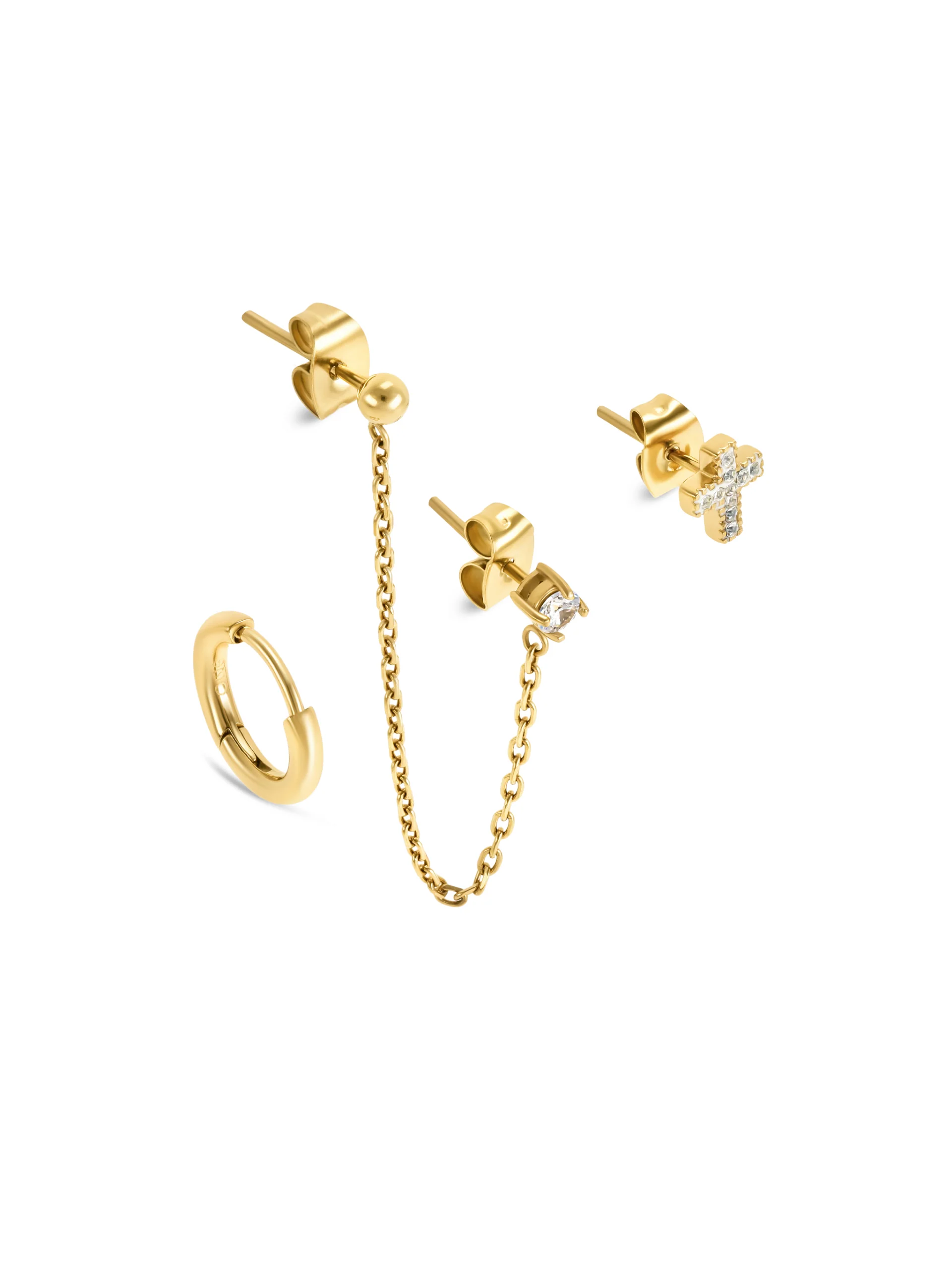 Set de Brincos One Crossed