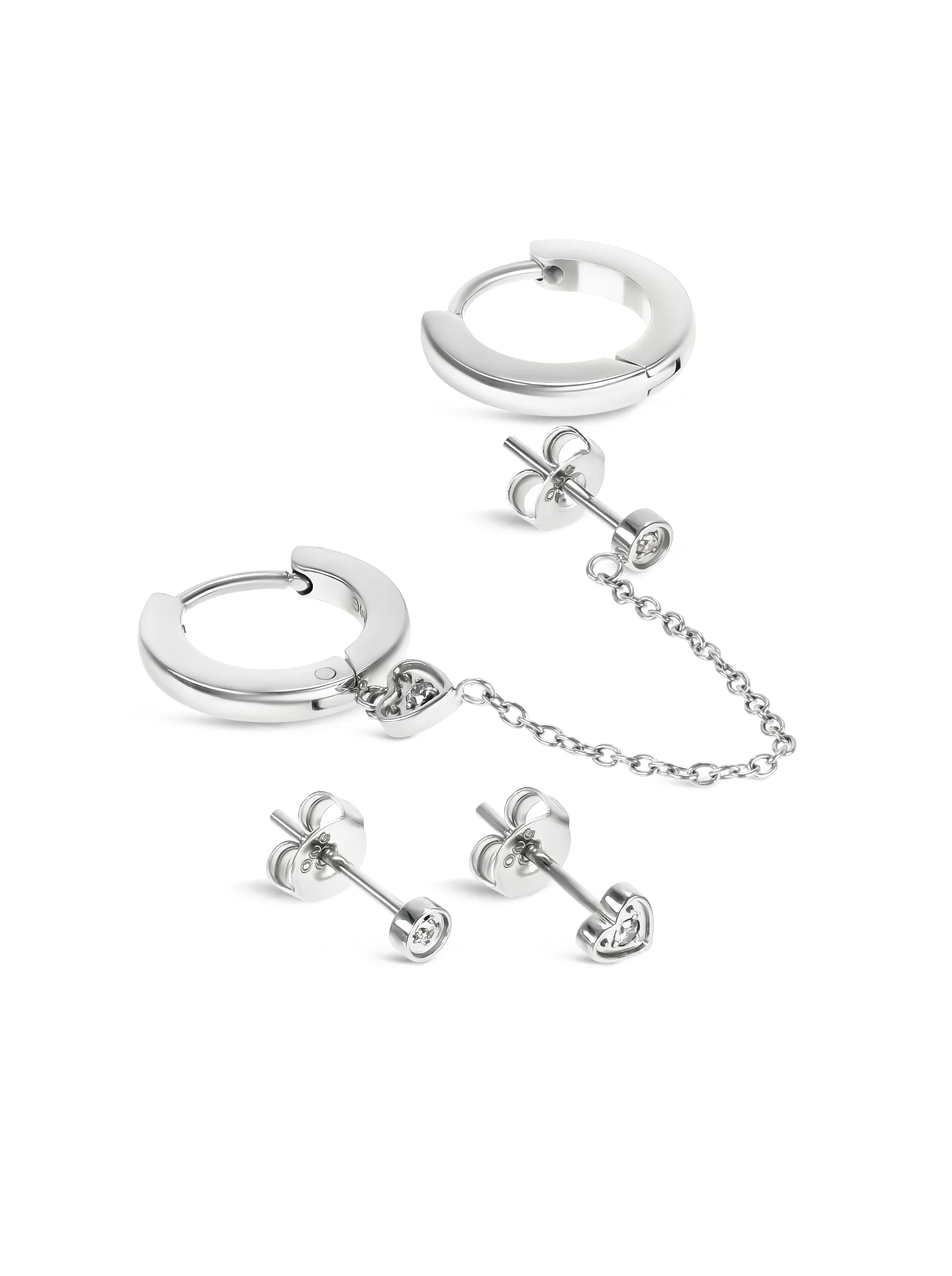 Set de Brincos One Silvery Four - Image 4