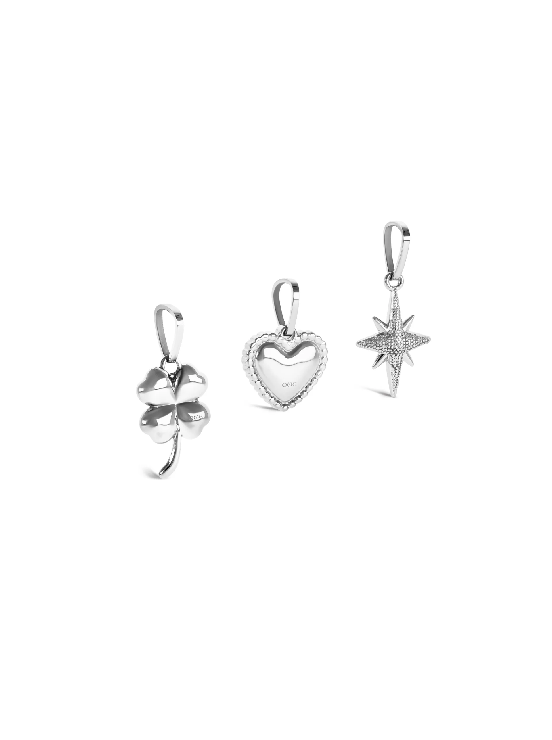 Set Colar & Charmes One Trinity Silver - Image 5