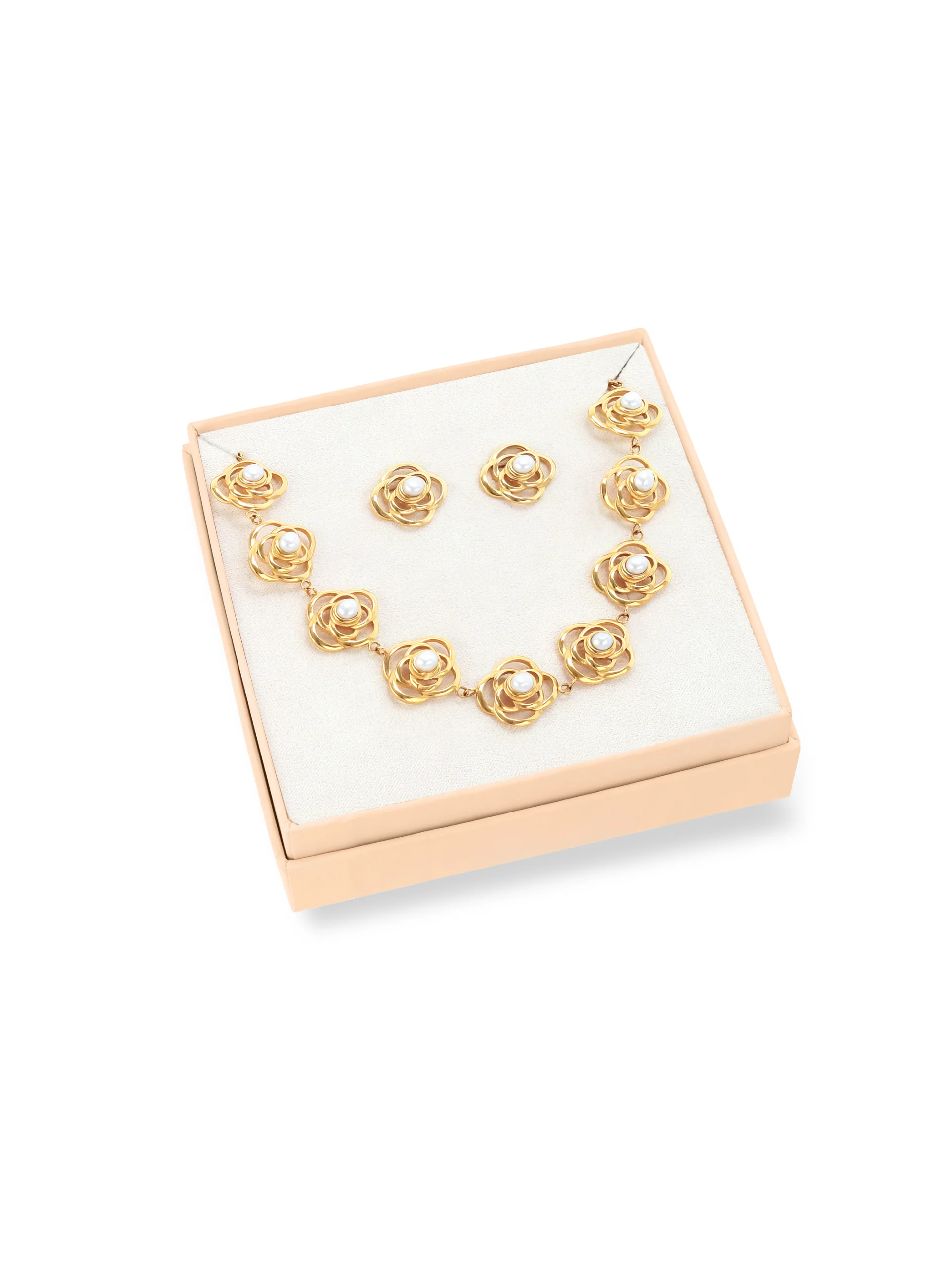 Set Colar & Brincos One Rose Pearl - Image 3