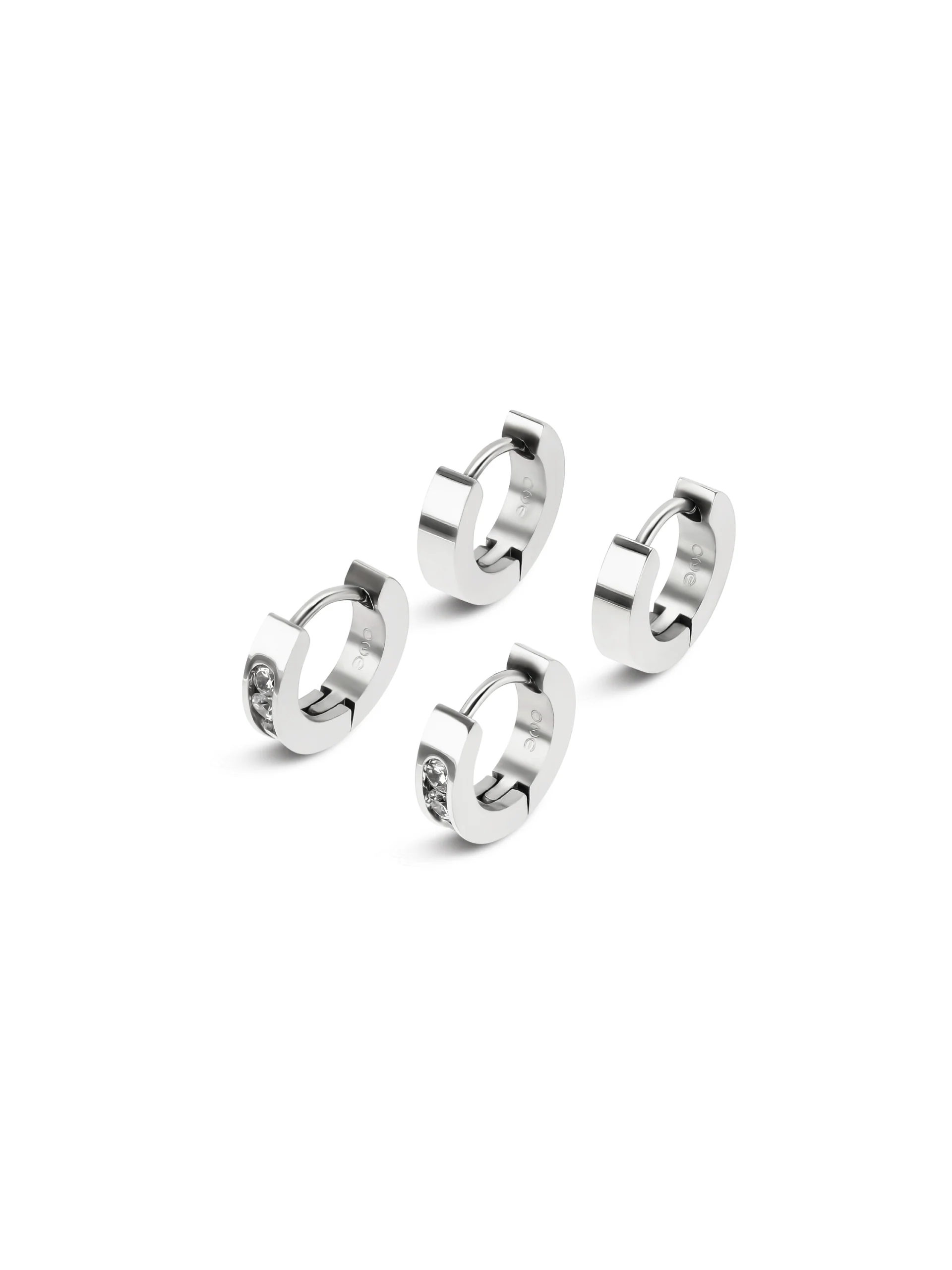 Set de Brincos One Shimmer Silver - Image 4