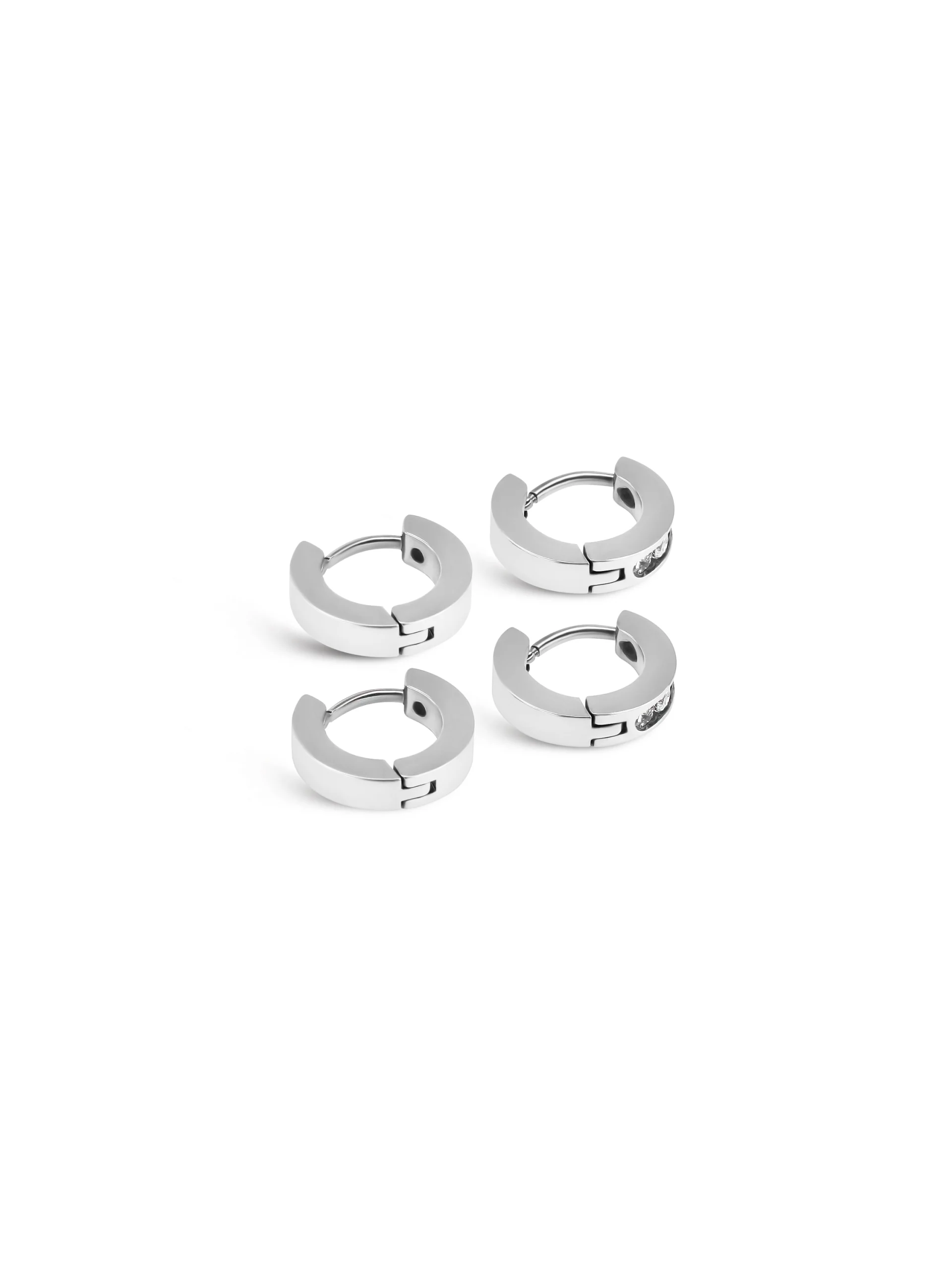 Set de Brincos One Shimmer Silver - Image 5