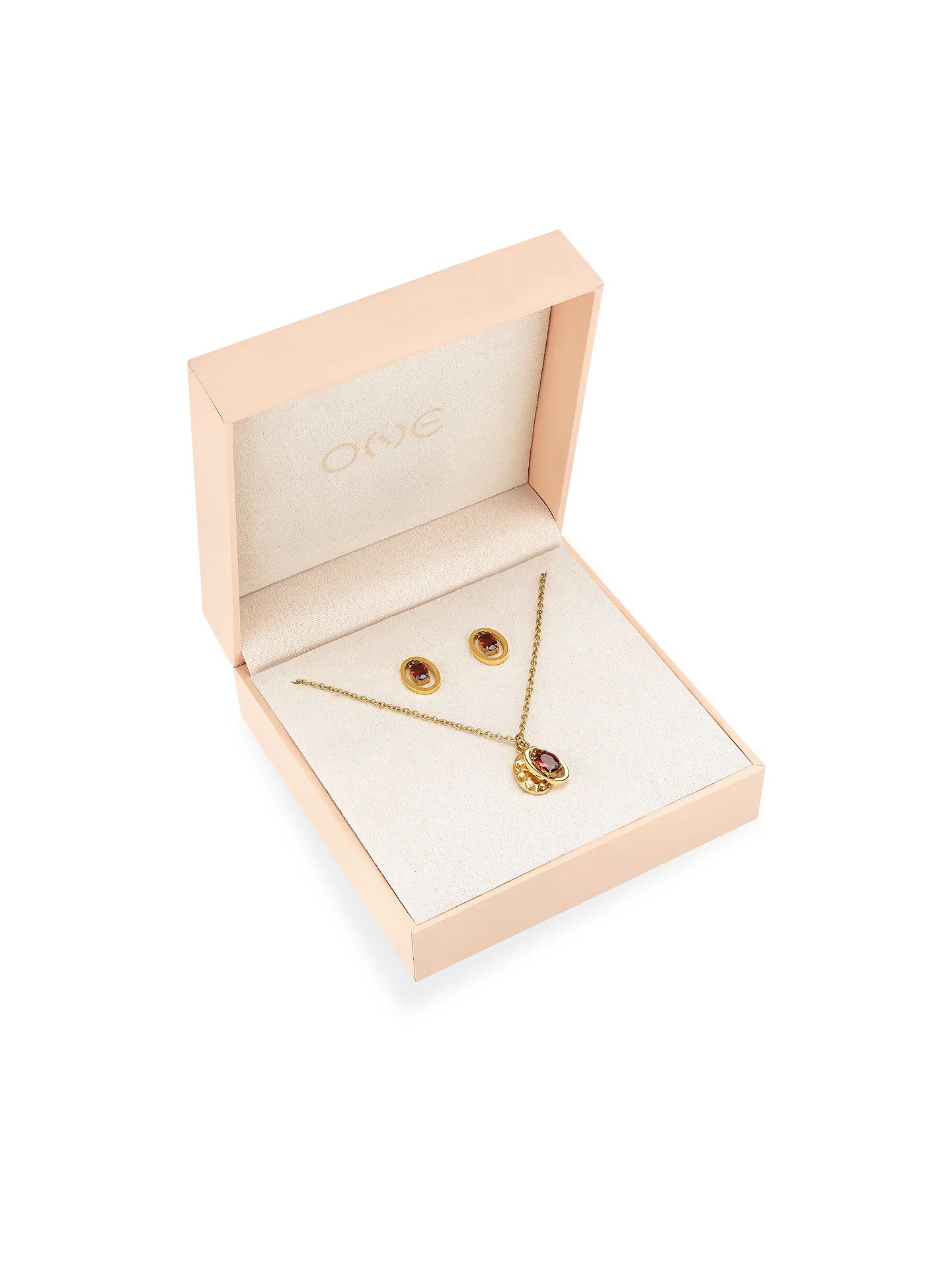 Set Colar & Brincos One Birthstone Janeiro - Image 2