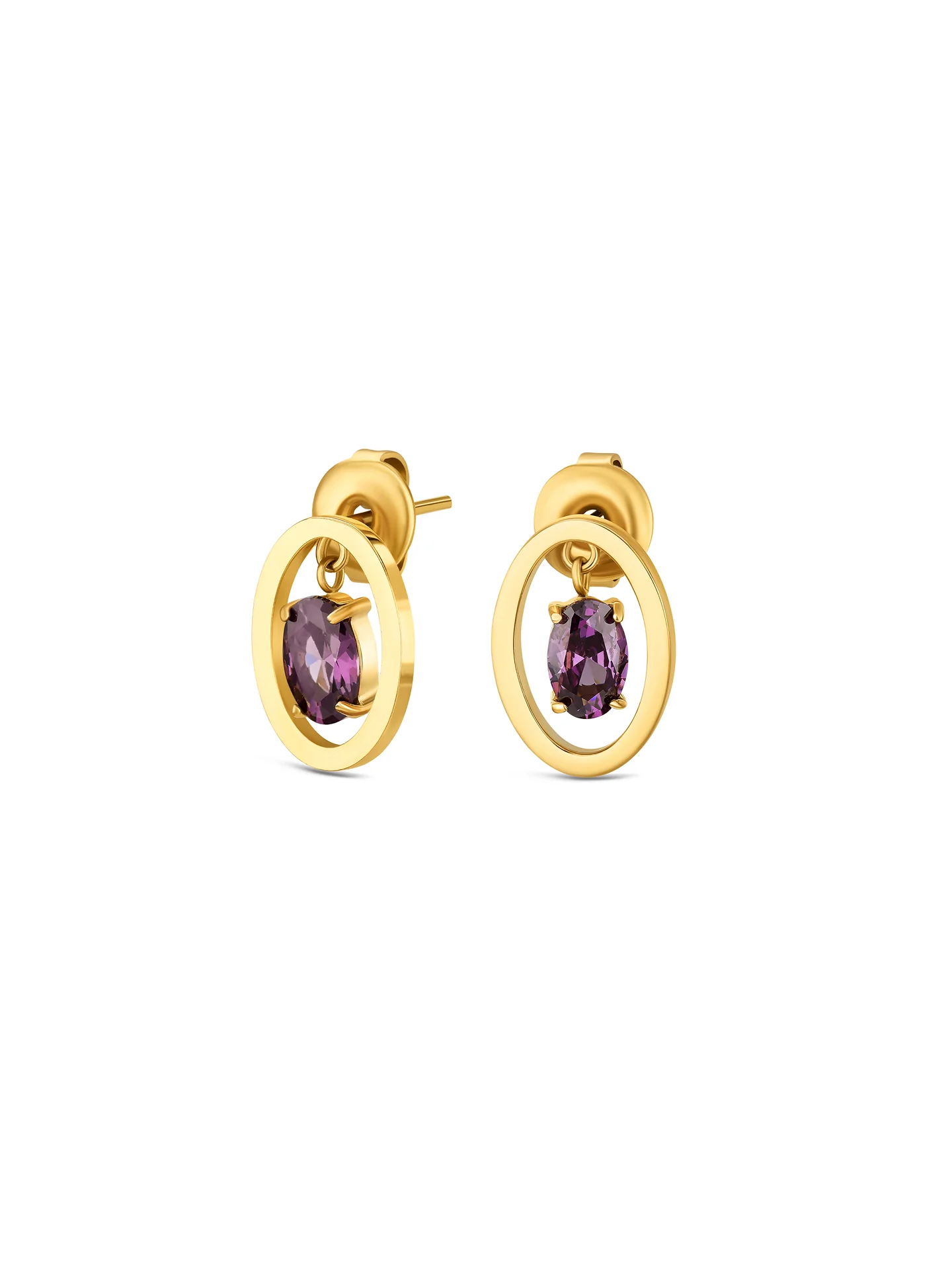 Set Colar & Brincos One Birthstone Fevereiro - Image 4