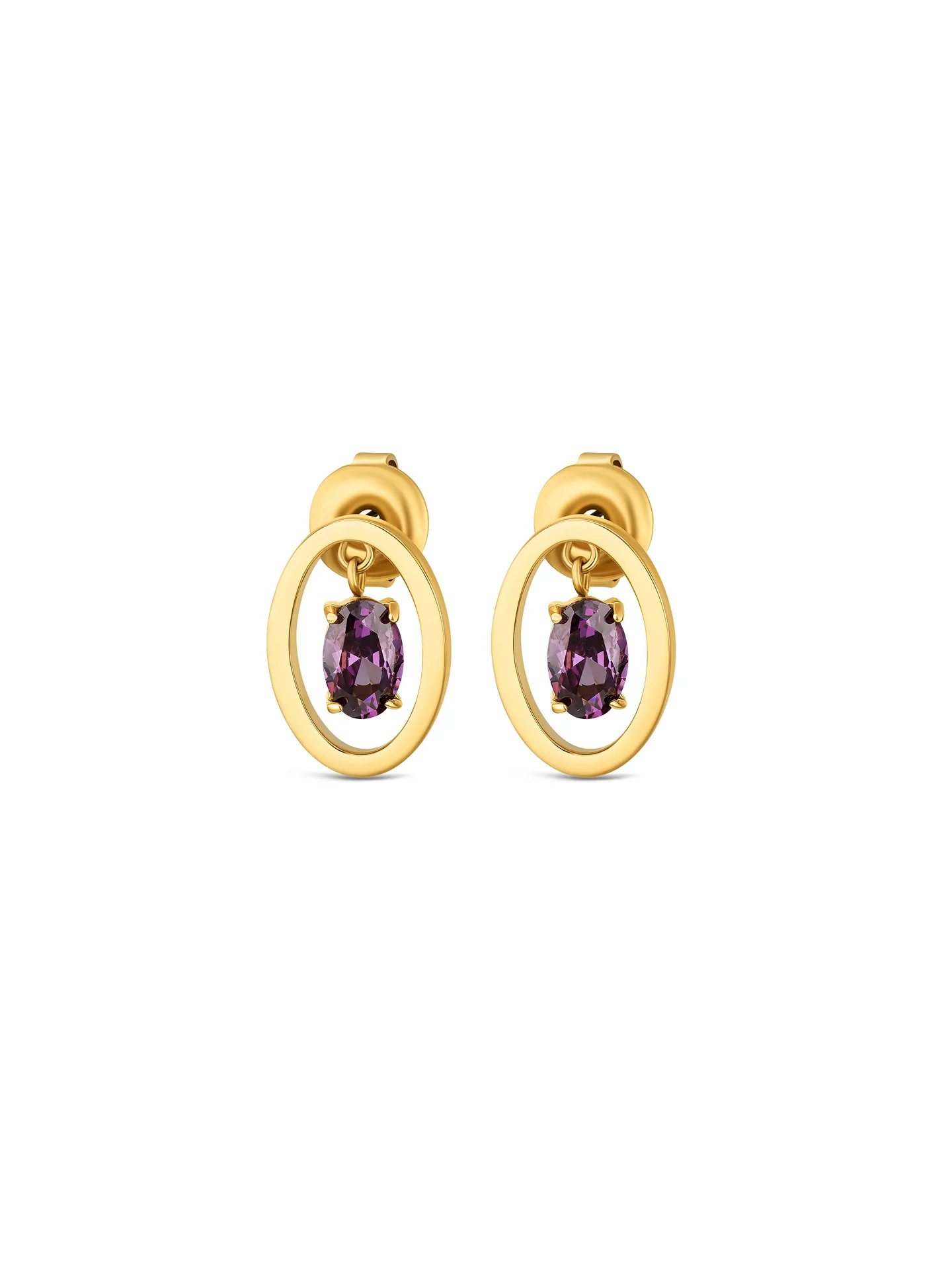 Set Colar & Brincos One Birthstone Fevereiro - Image 5