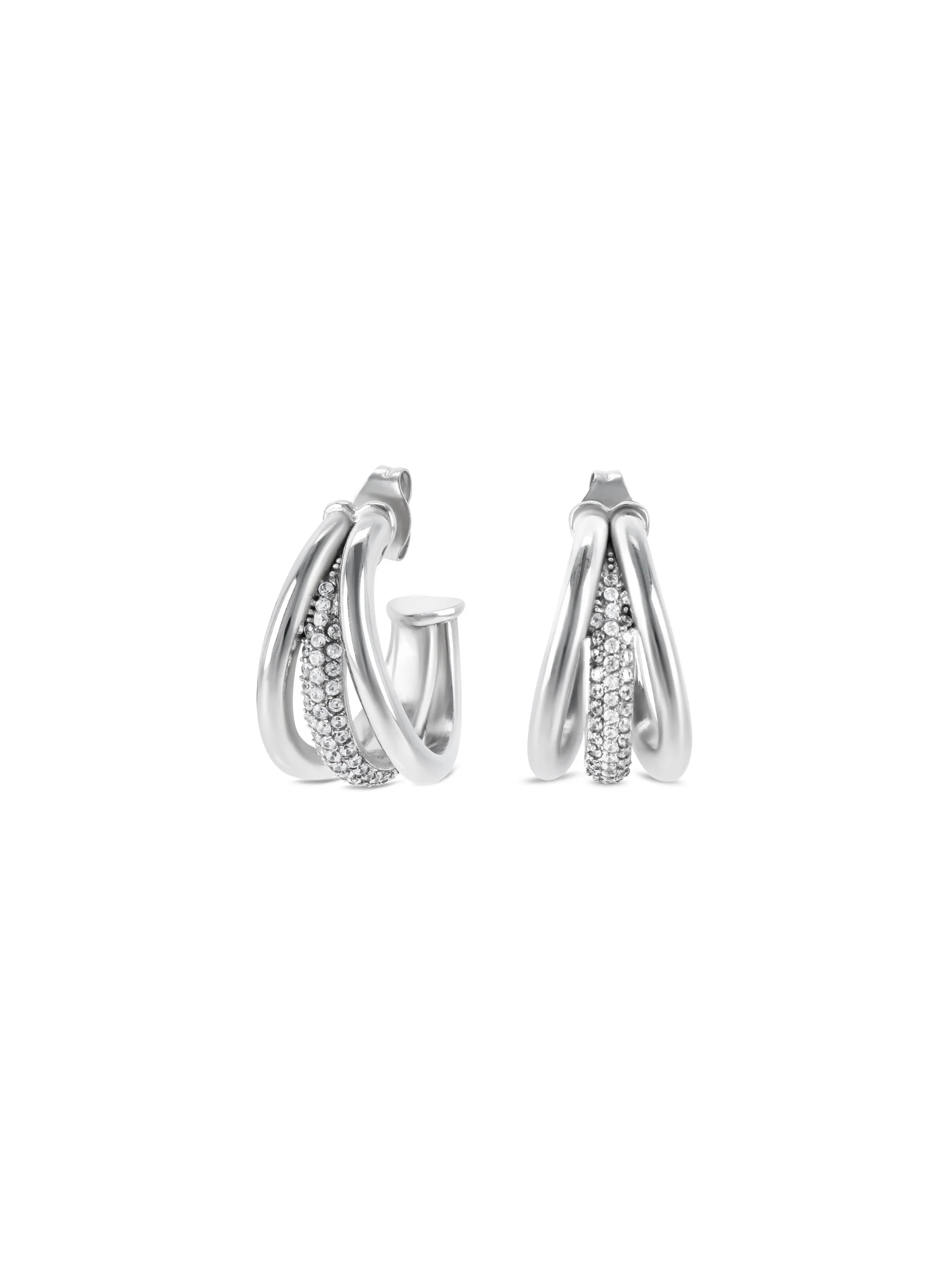 Brincos One Silver Frost Crystal - Image 4