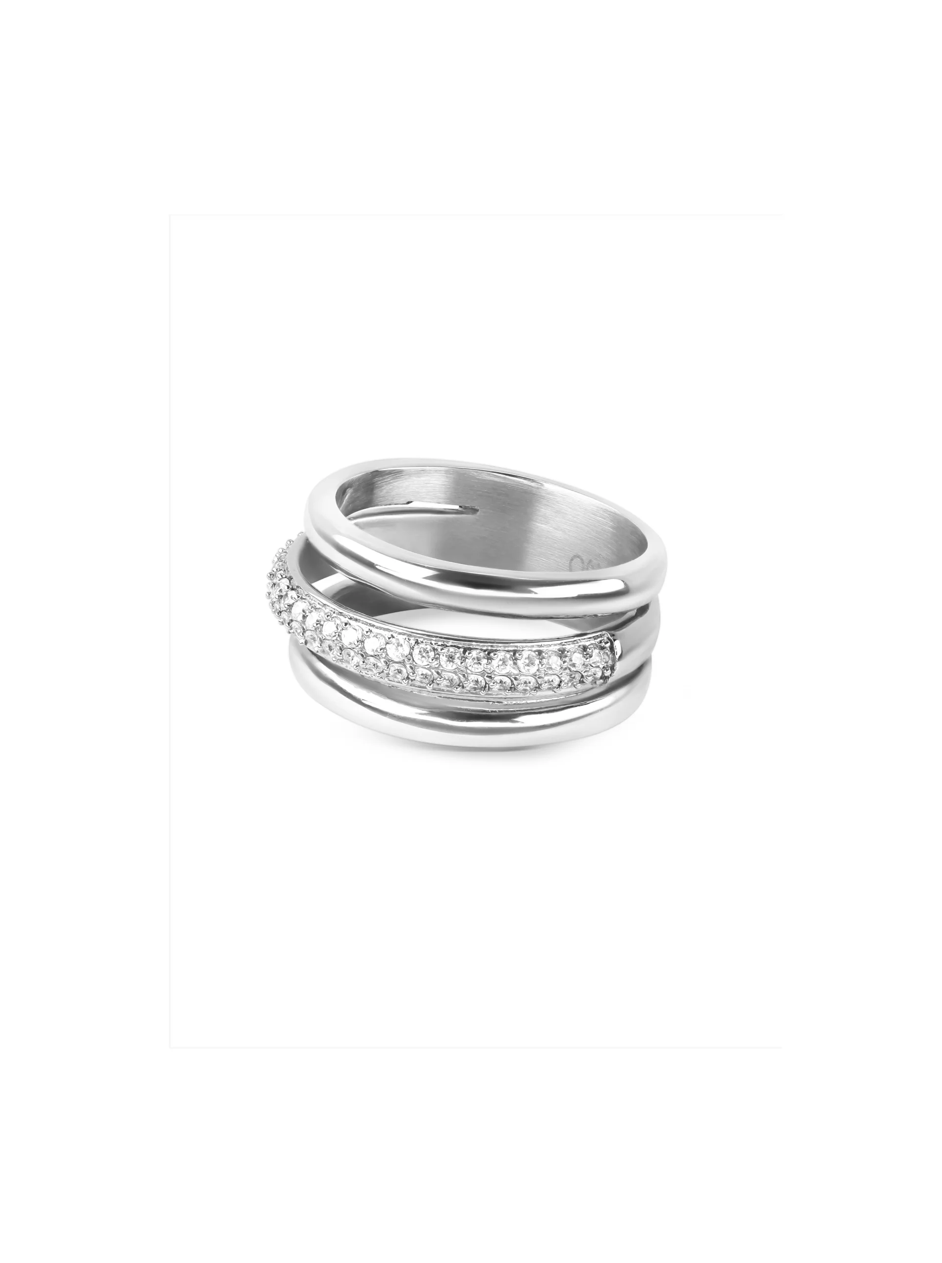 Anel One Silver Frost Crystal - Image 5