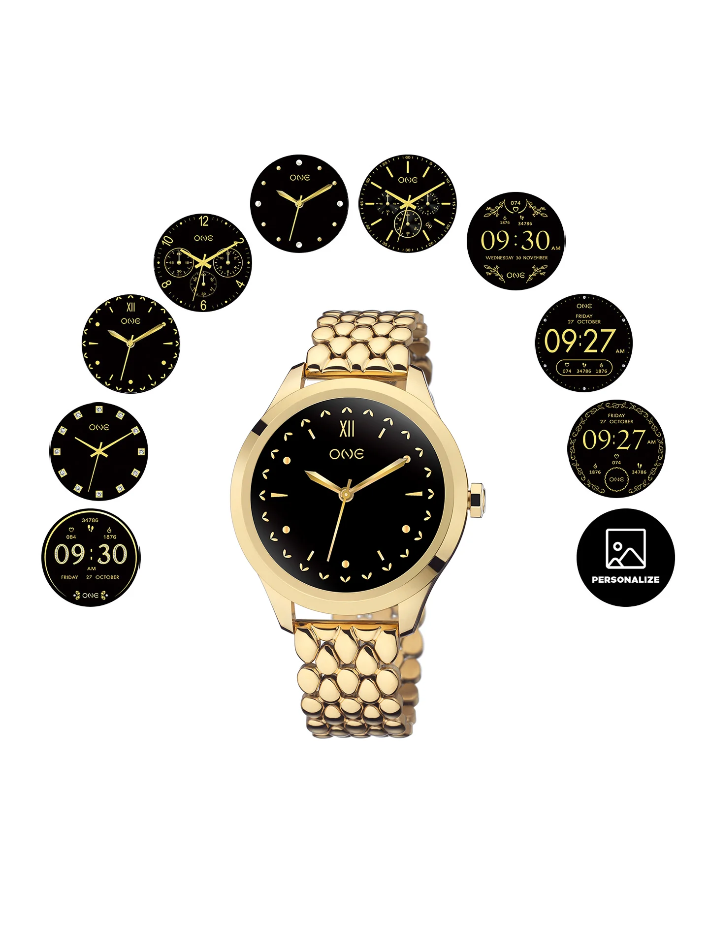 Smartwatch One Mini Gold Links - Image 4