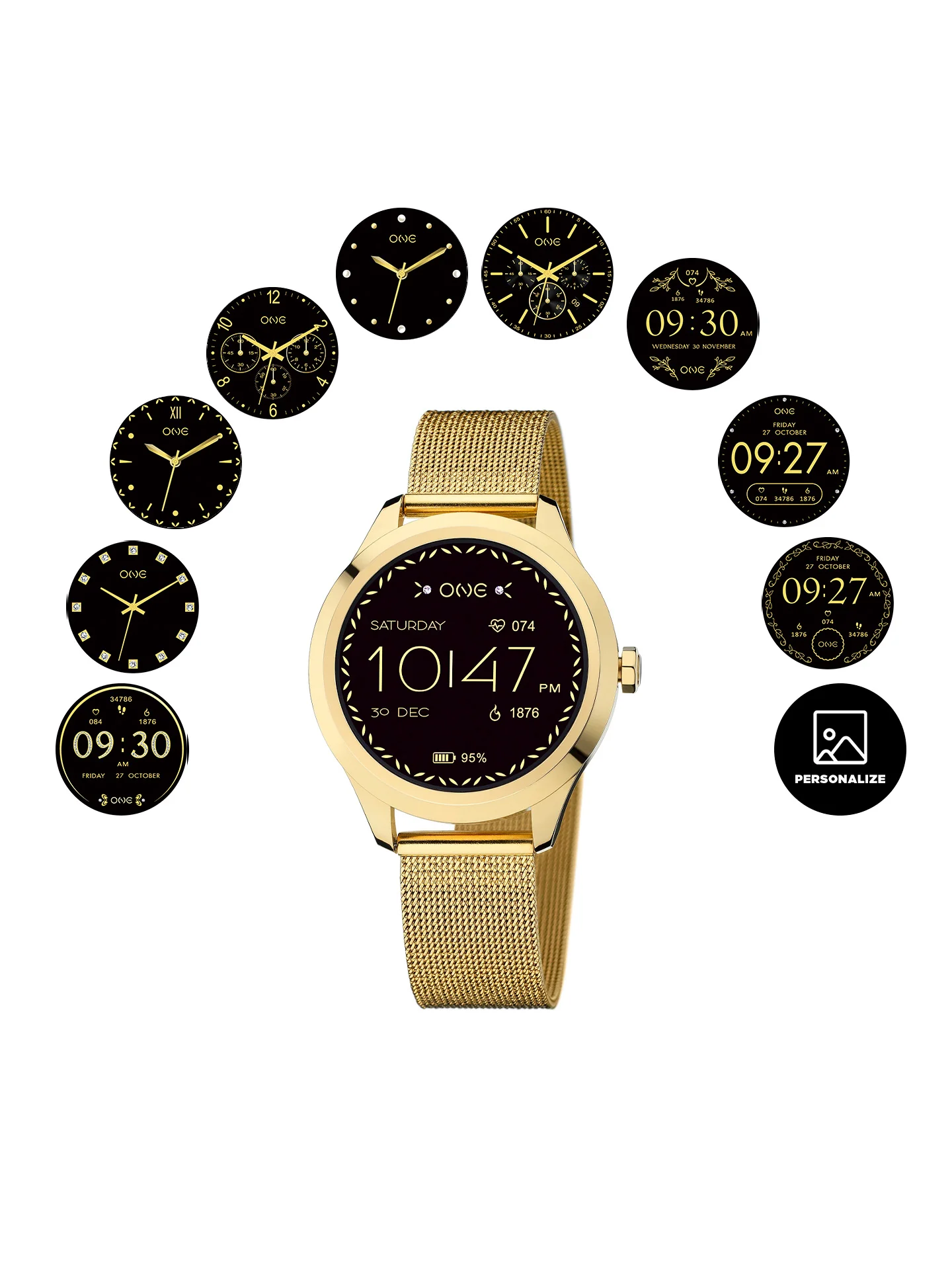 Smartwatch One Mini Gold - Image 4