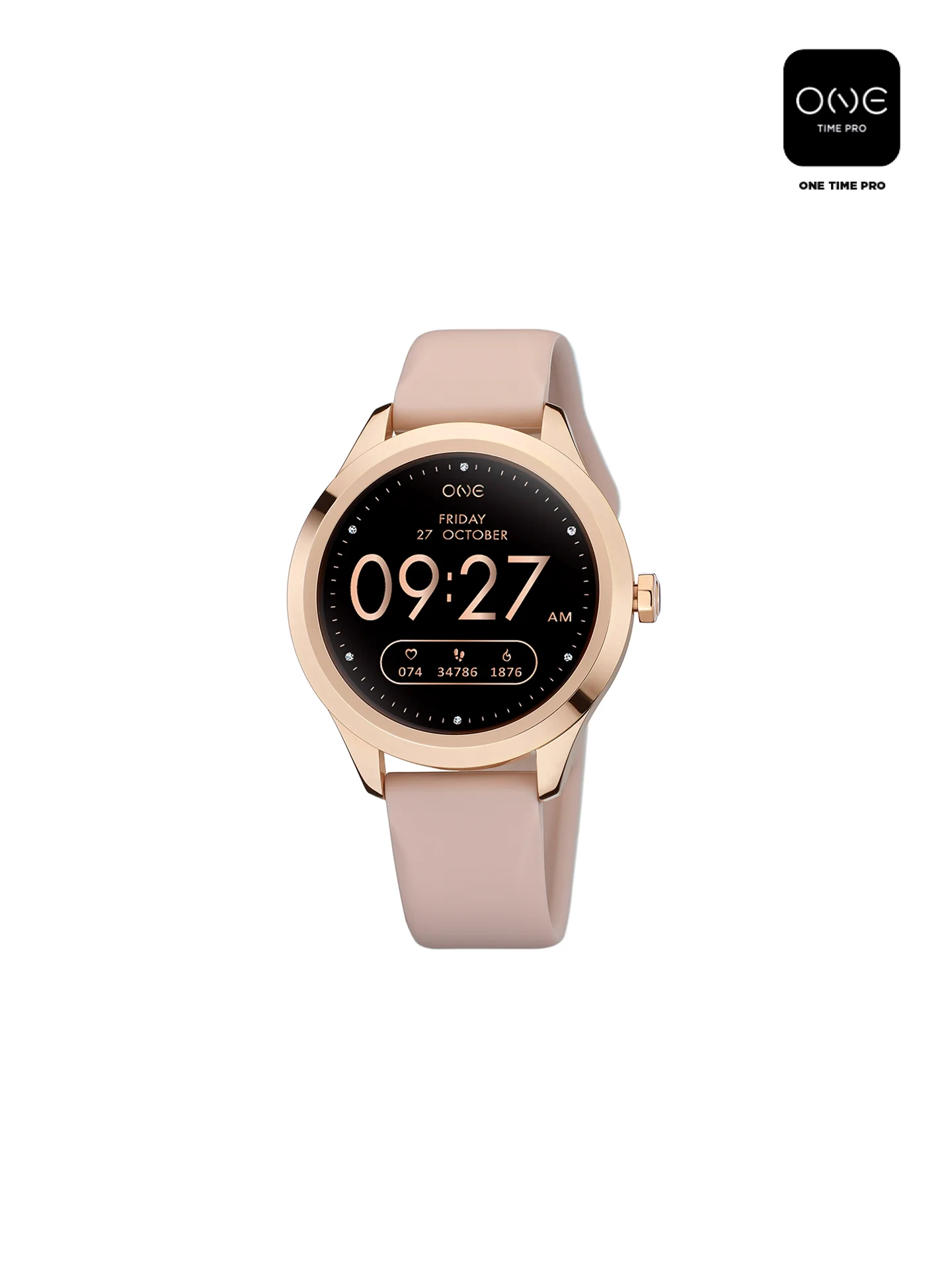 Smartwatch One Mini Rosegold Silicone - Image 5