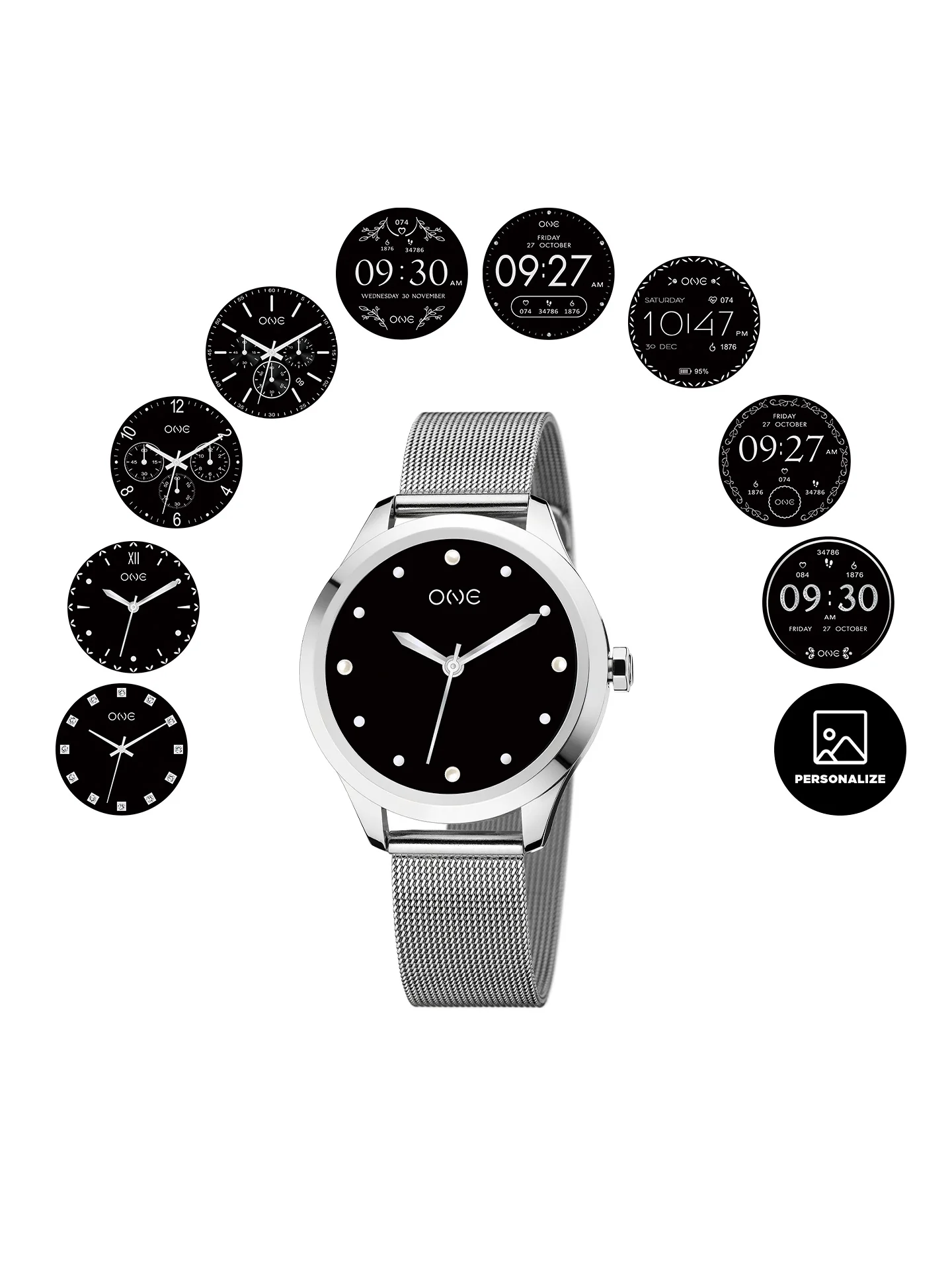 Smartwatch One Mini Silver - Image 4