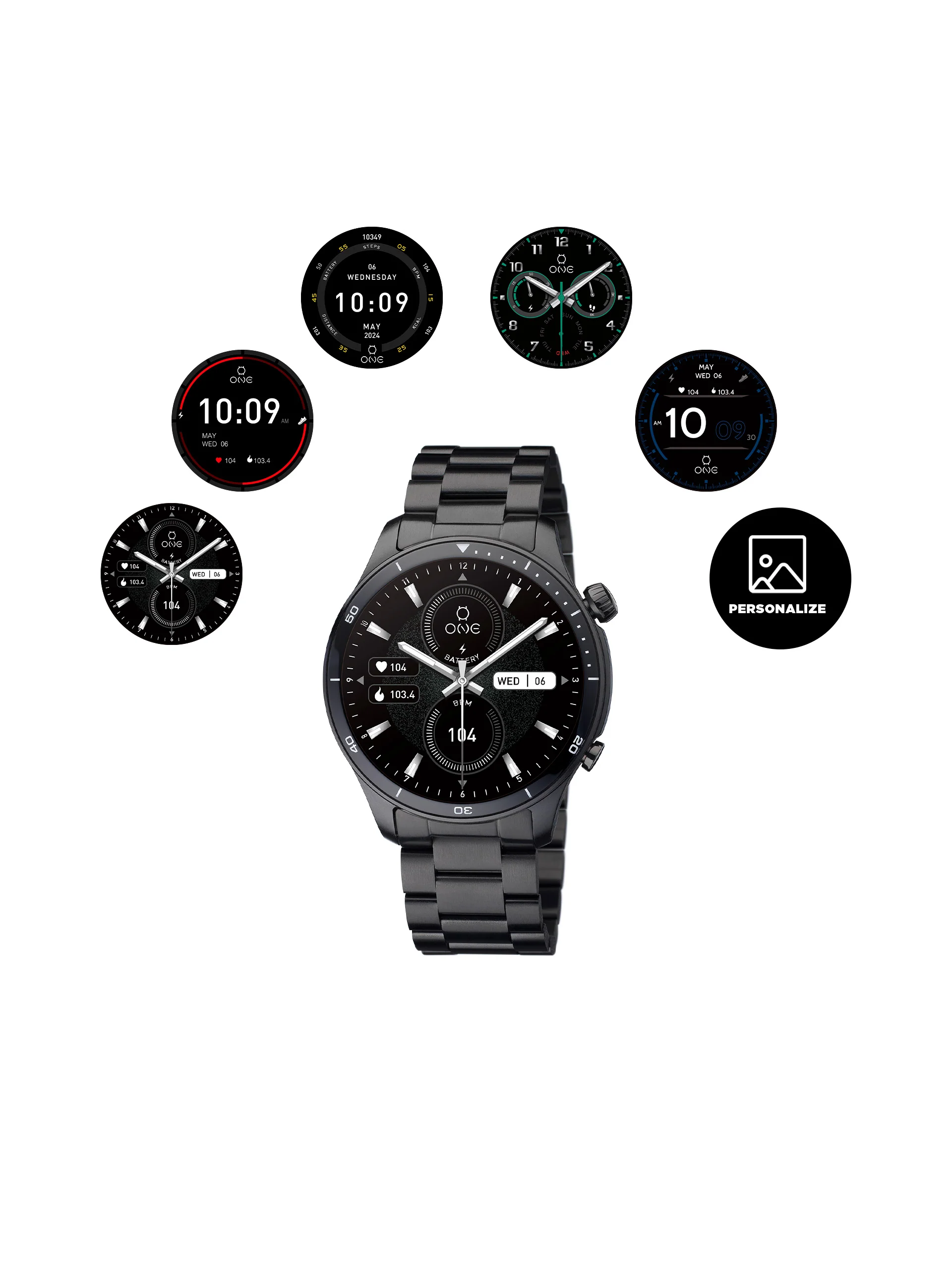 Smartwatch One Men AlphaCall Black - Image 4