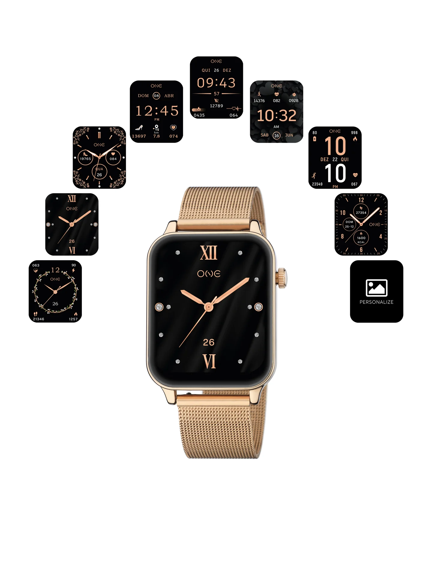 Smartwatch One Frame Rosegold - Image 3