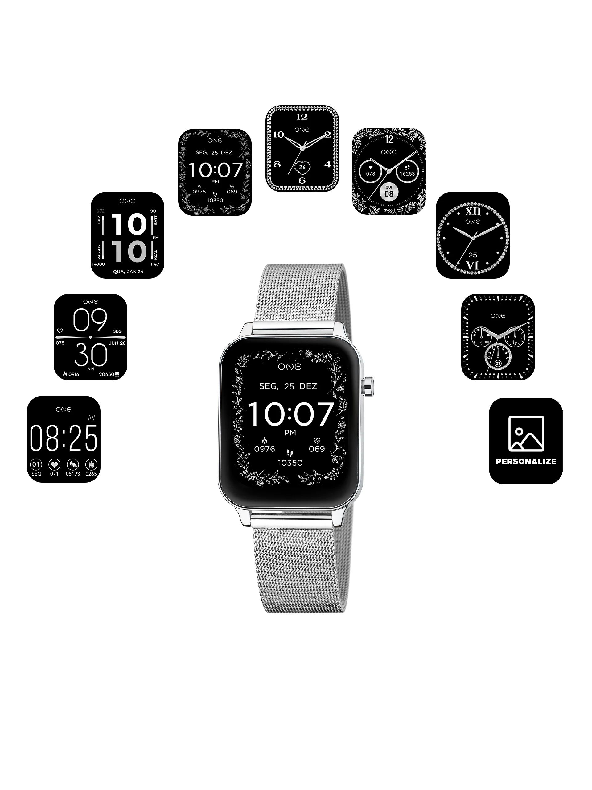 Smartwatch One MagicCall Silver - Image 2