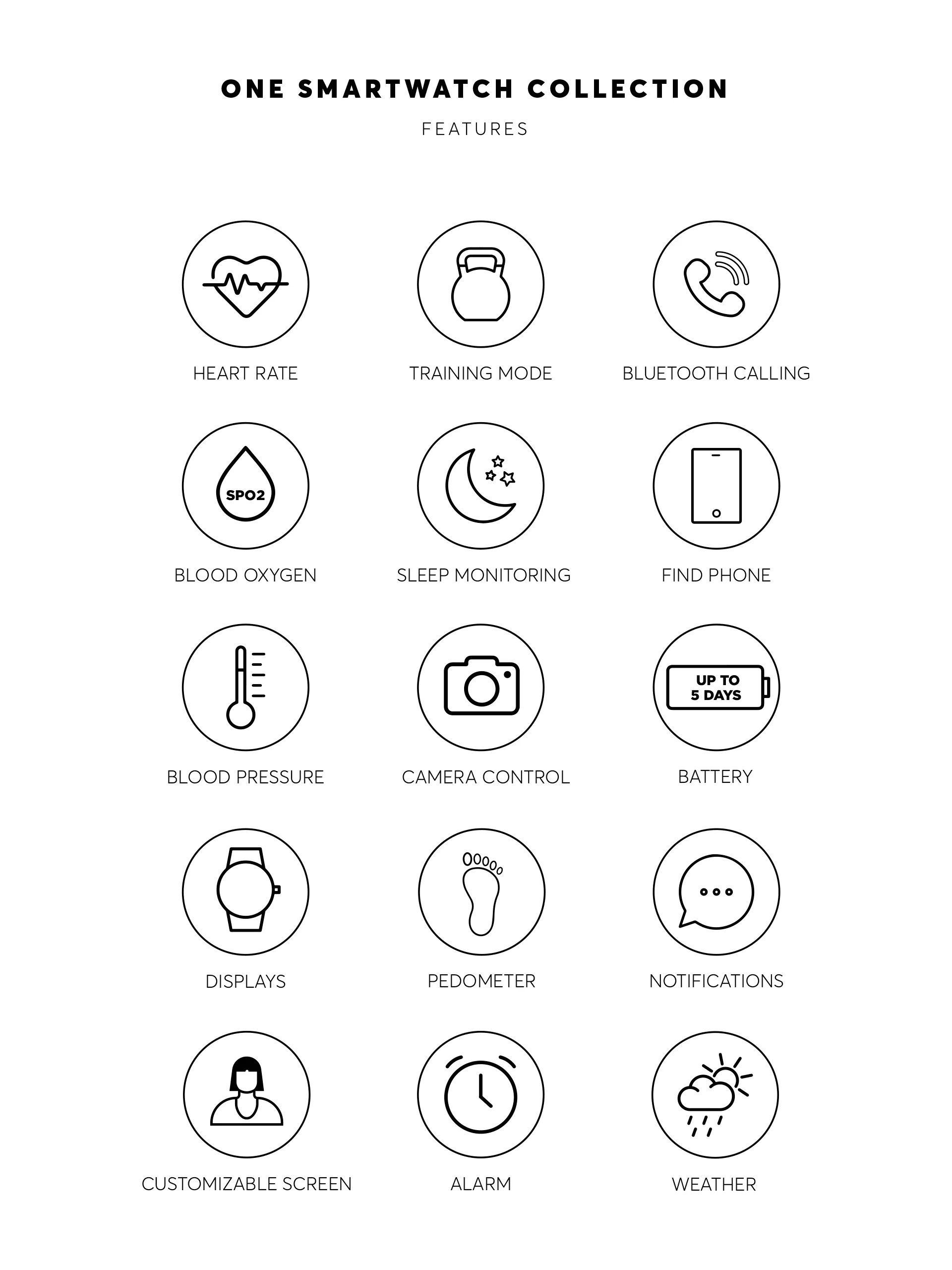 Smartwatch One MagicCall Silver - Image 5