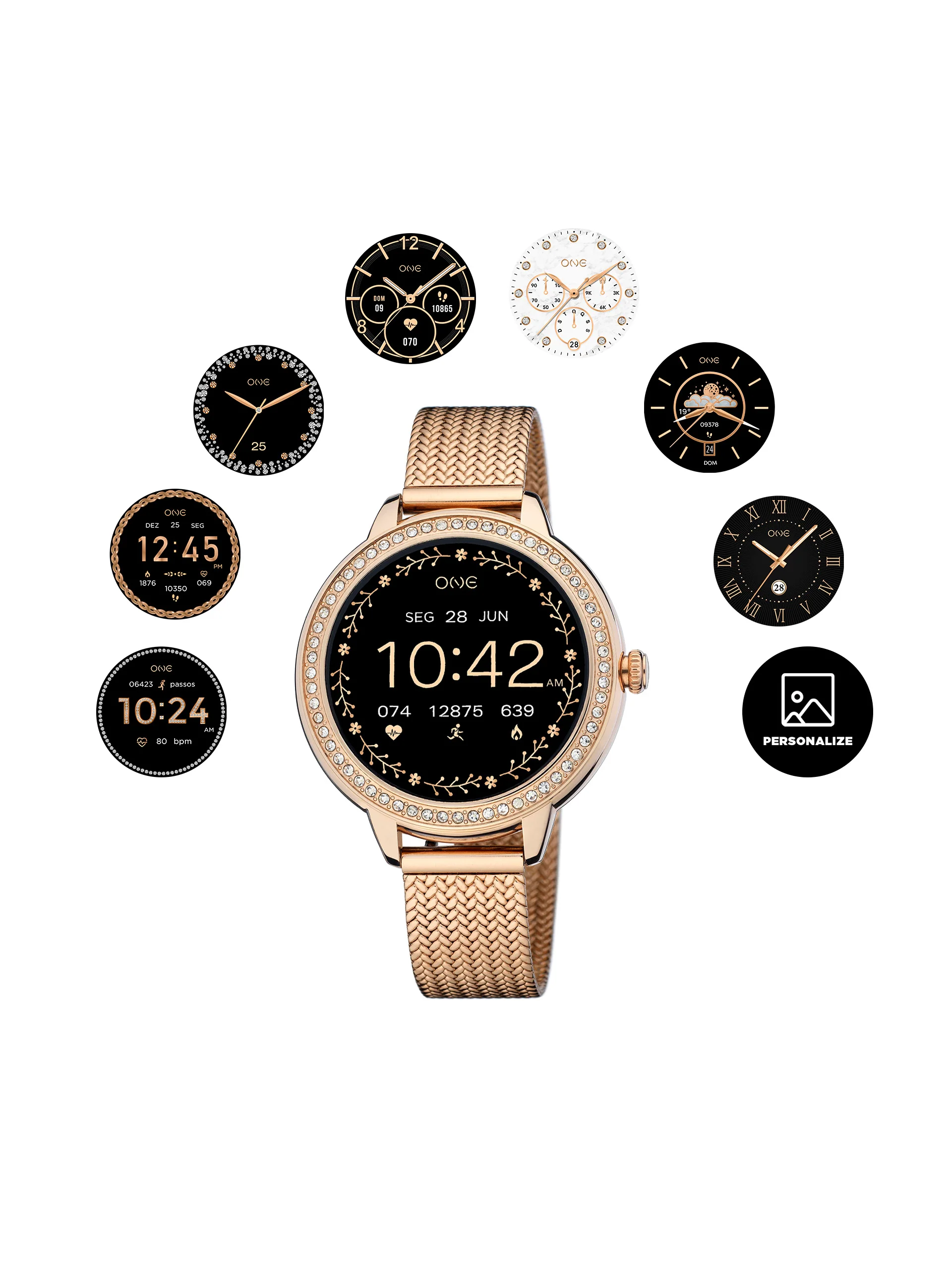 Smartwatch One Mini Spark Rosegold - Image 3