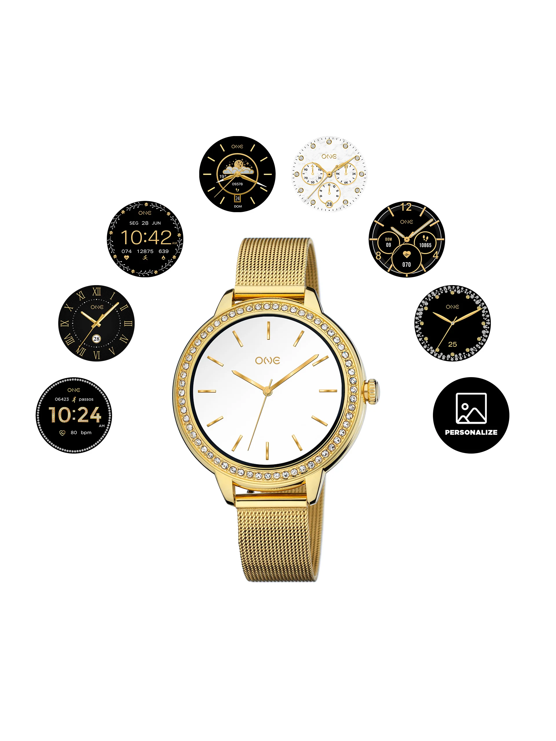 Smartwatch One Mini Spark Gold - Image 4