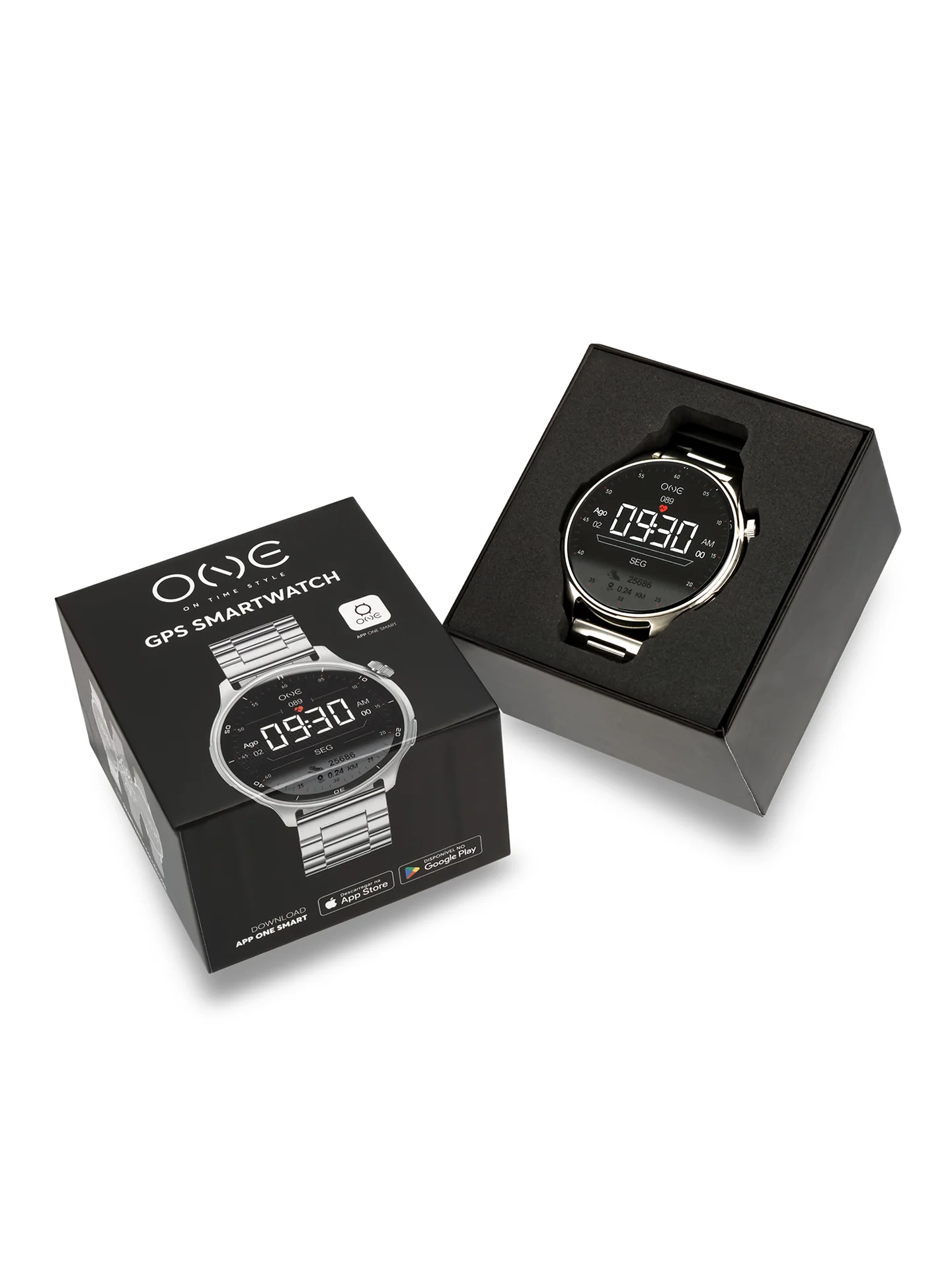 Smartwatch One Men Explorer GPS Silver - Image 7